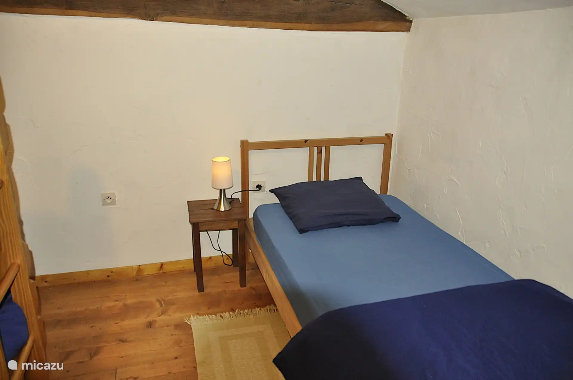 Single bed in the children's room