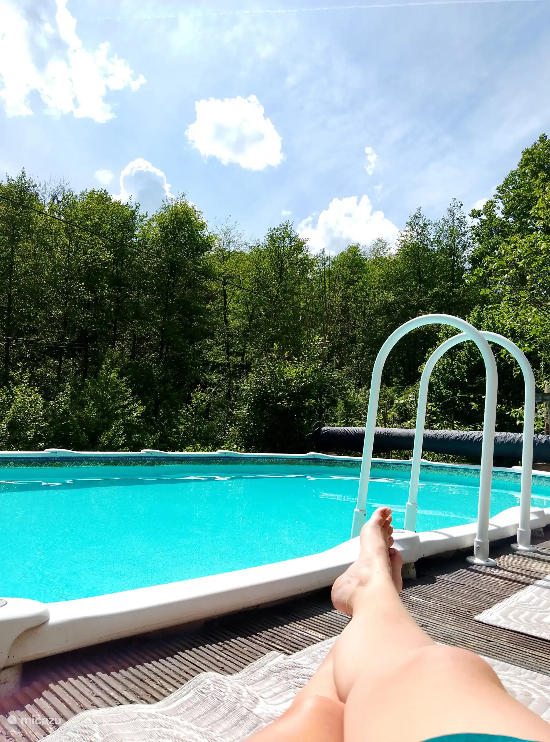 Relax at our heated swimming pool 