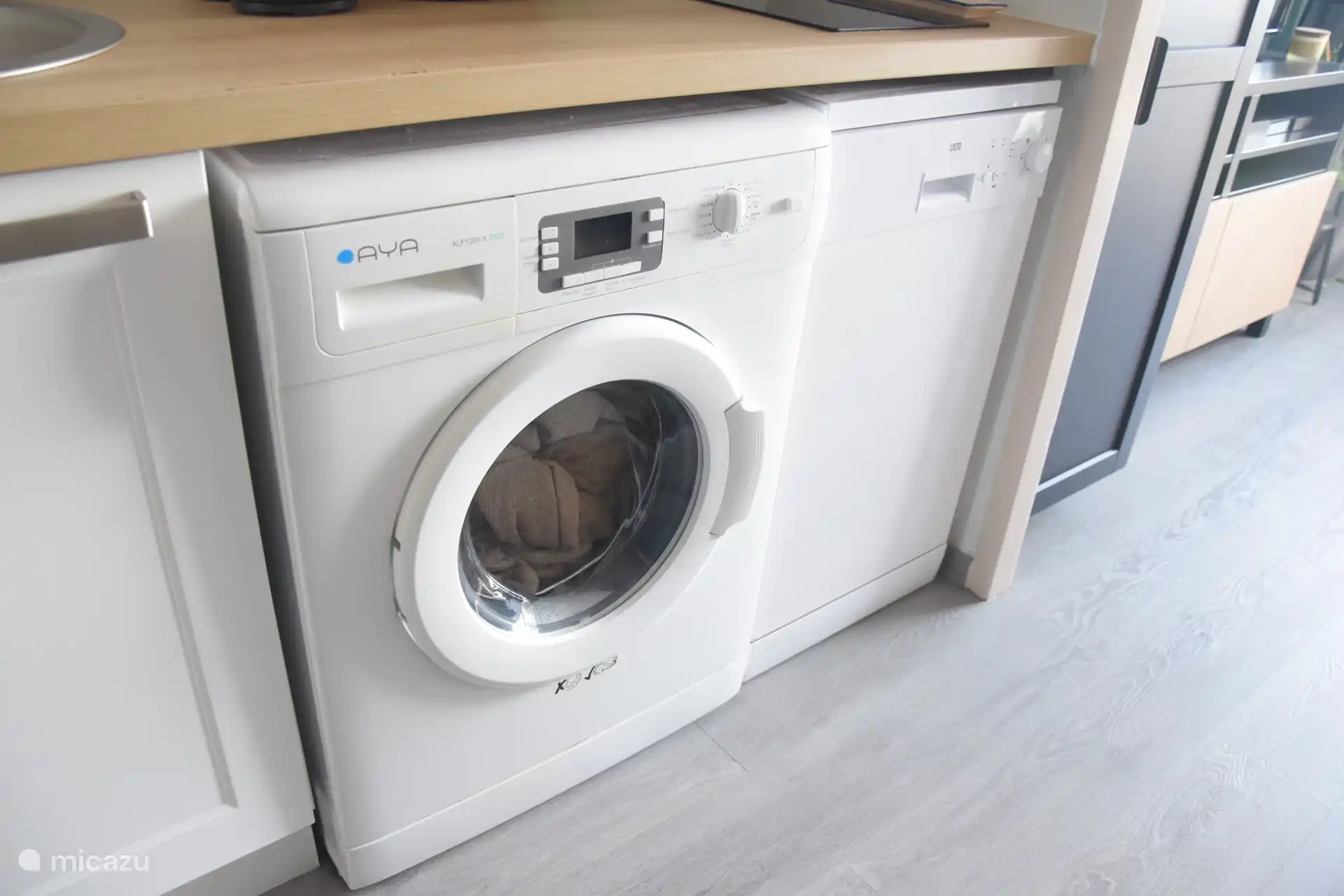 The washing machine is at your disposal