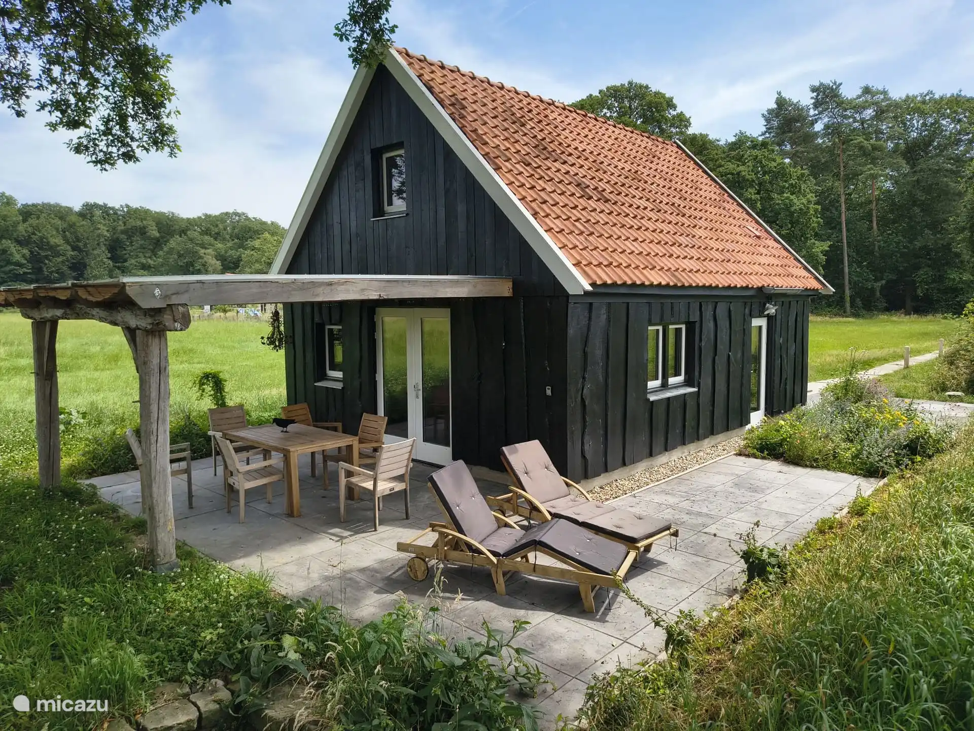 This is the back with a lot of privacy. 