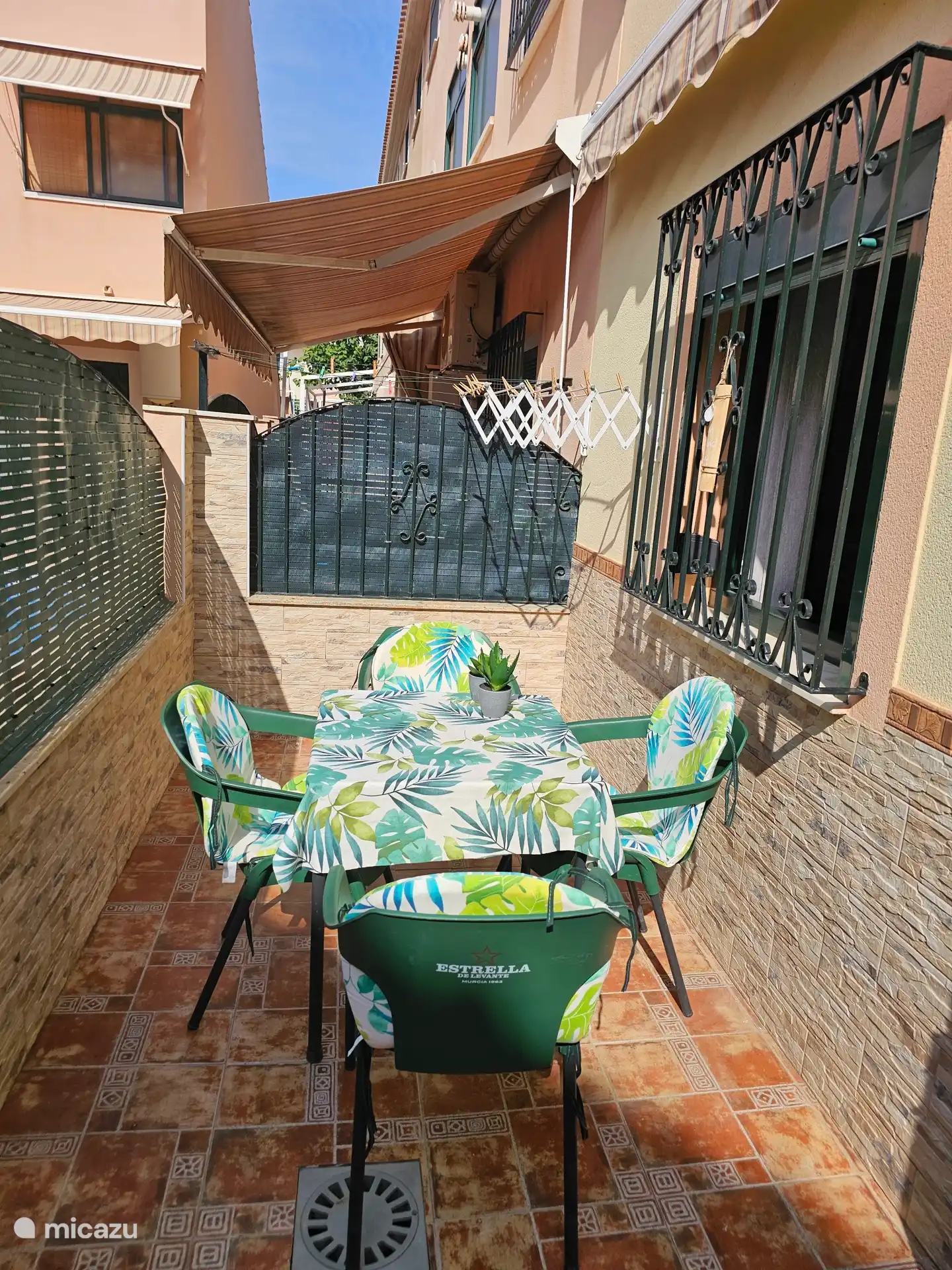 Parte trasera de la terraza