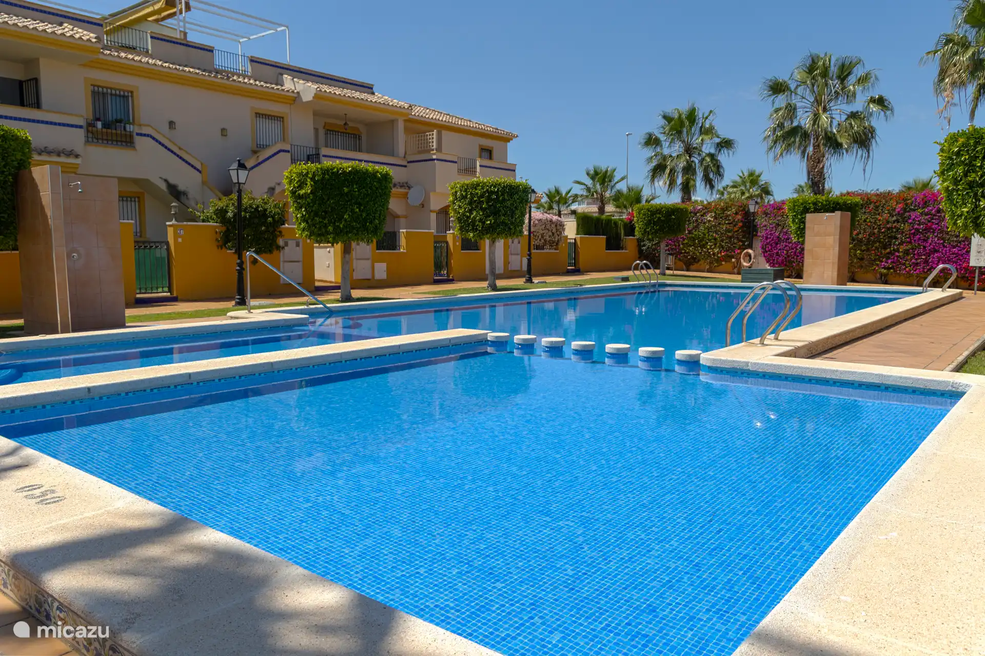 Swimming pool with children's pool