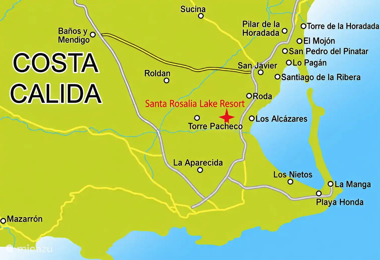 Lage Santa Rosalia Lake Resort