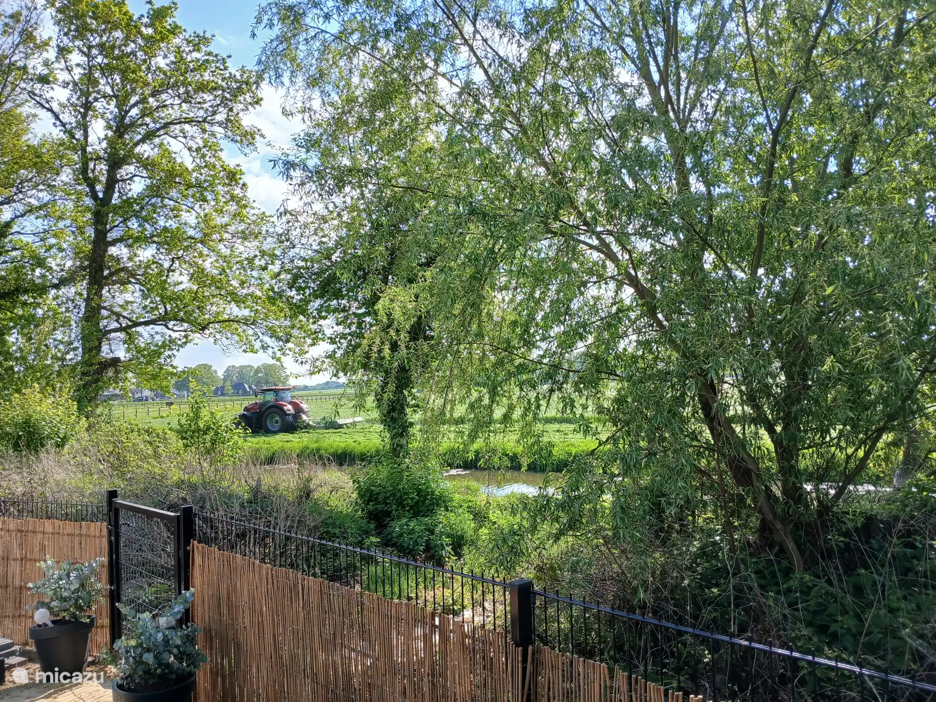 Vue depuis la terrasse.