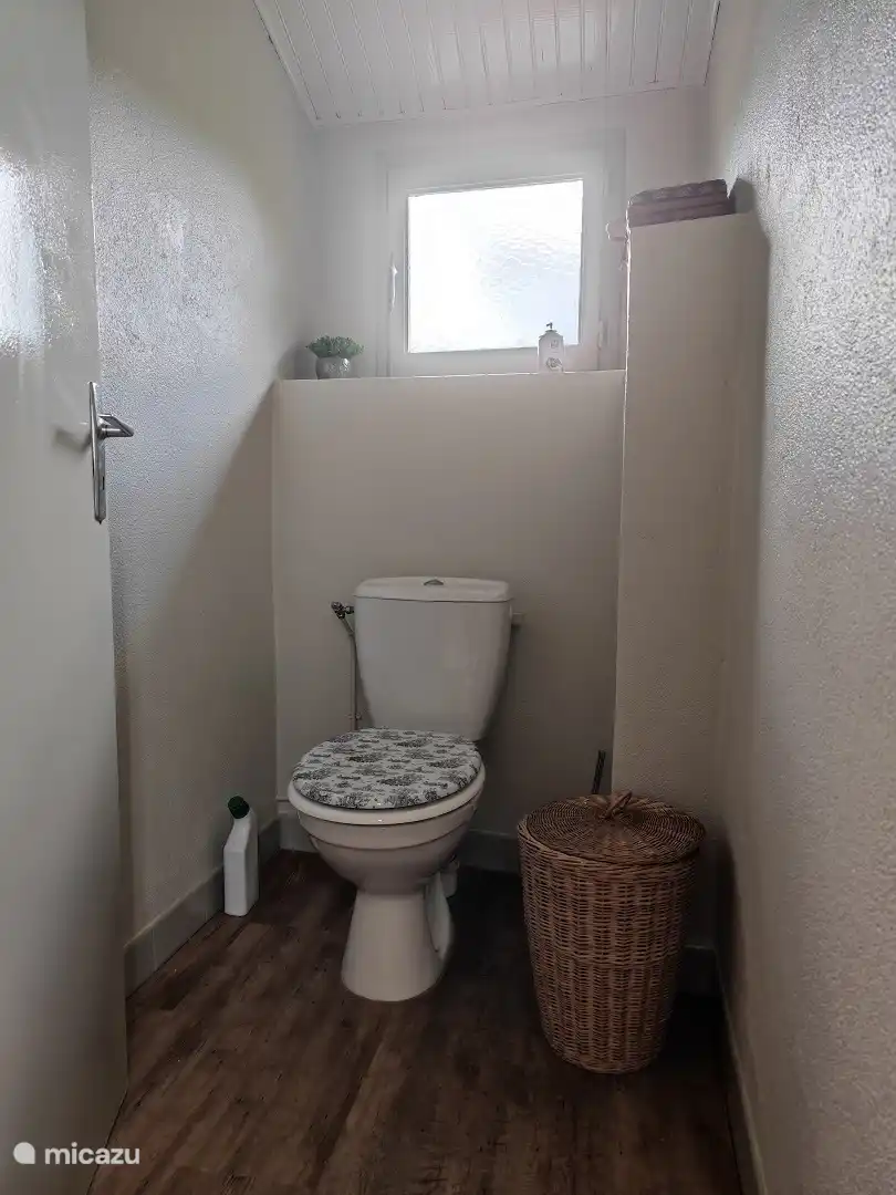 Appart toilet met raam