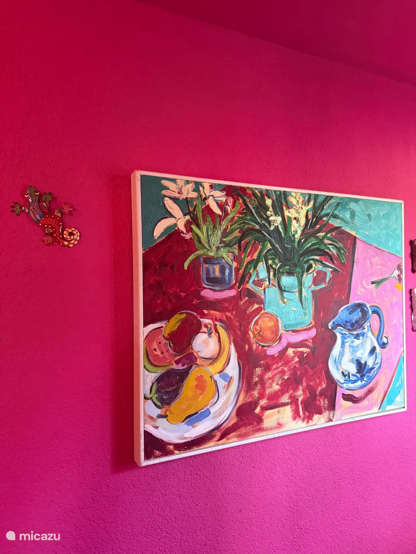 Kunst in der Küche der Casa Hibiscus 