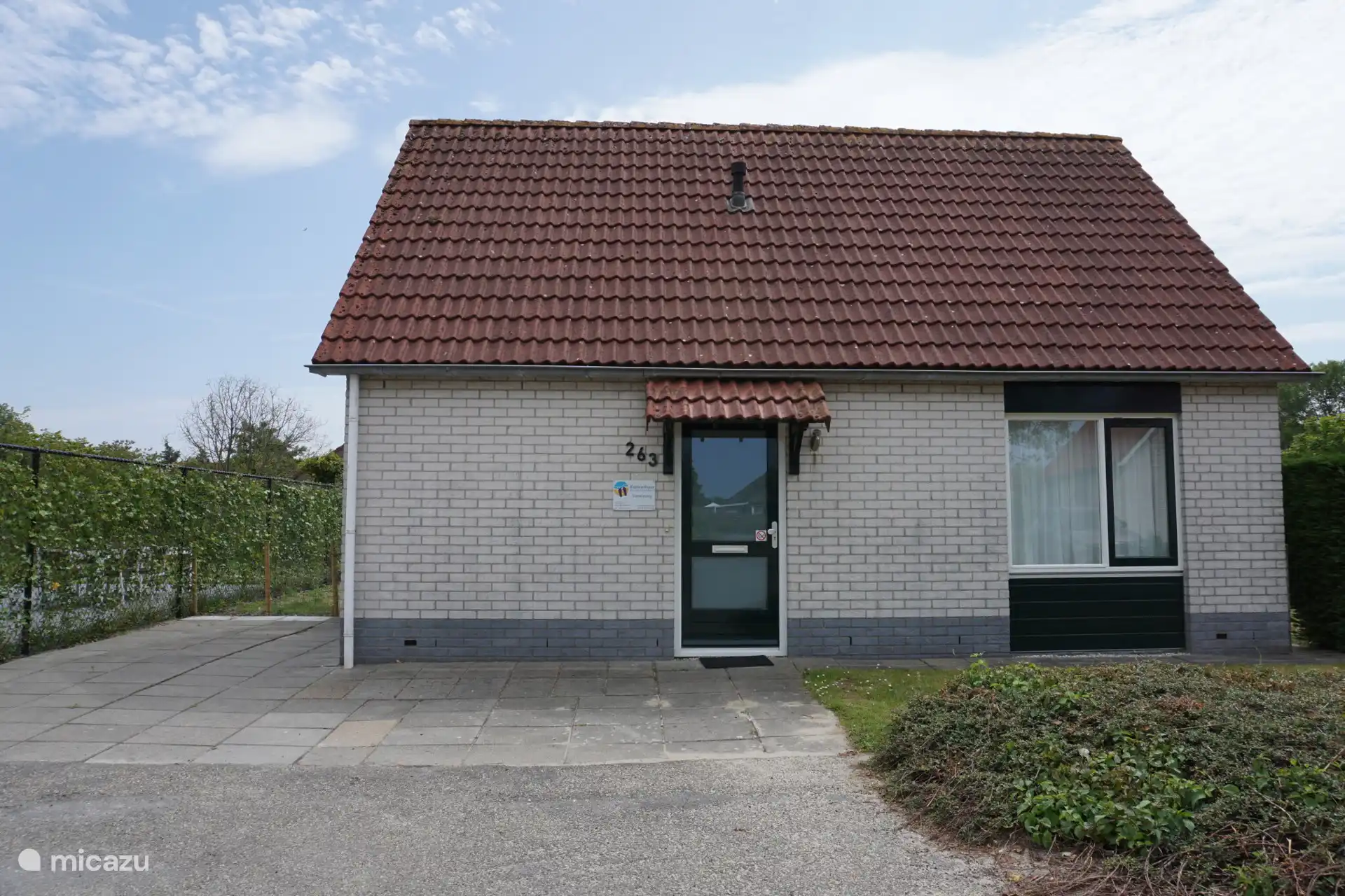 Voorzijde vakantiehuis