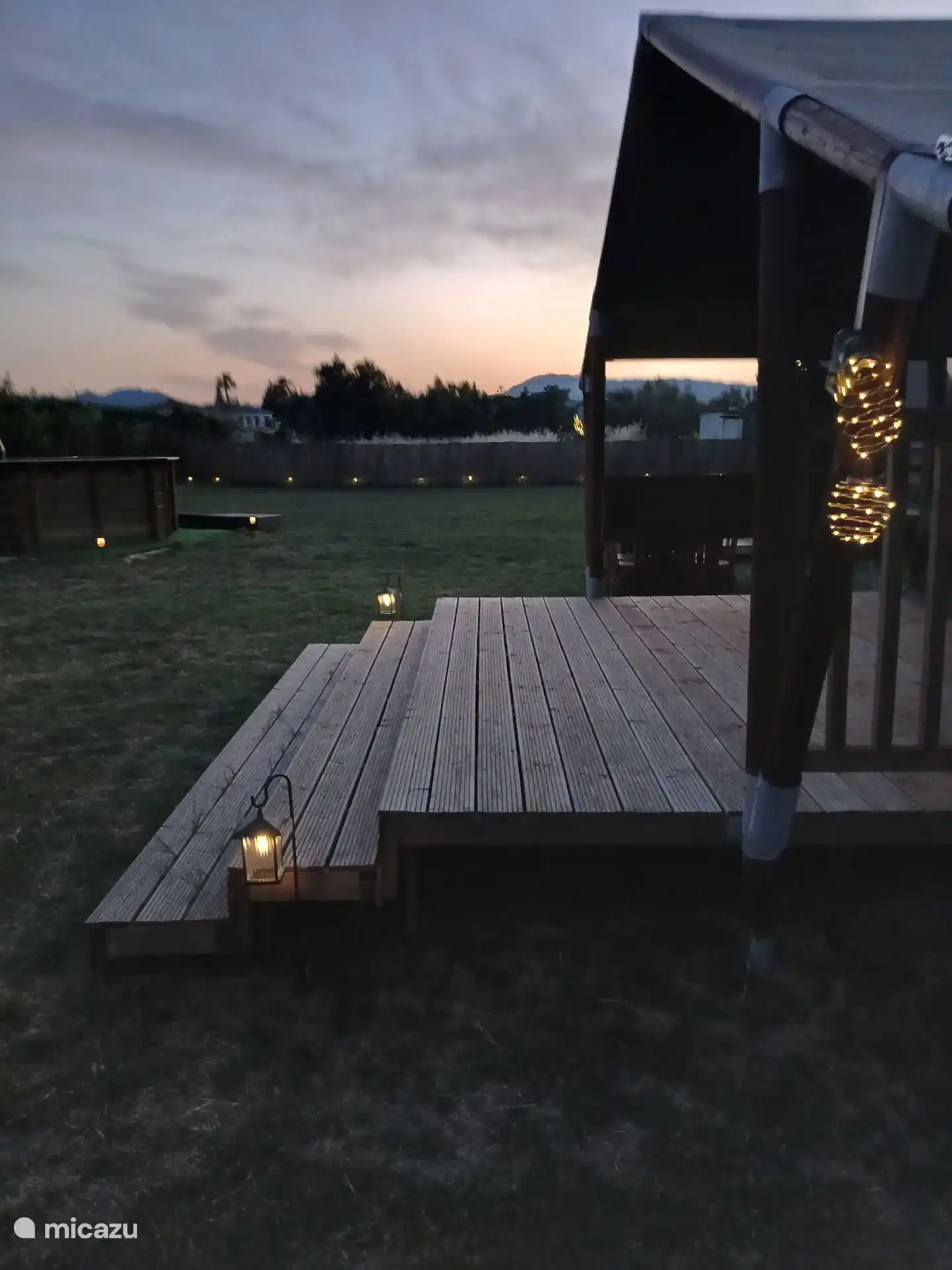 Lumières à la tente
