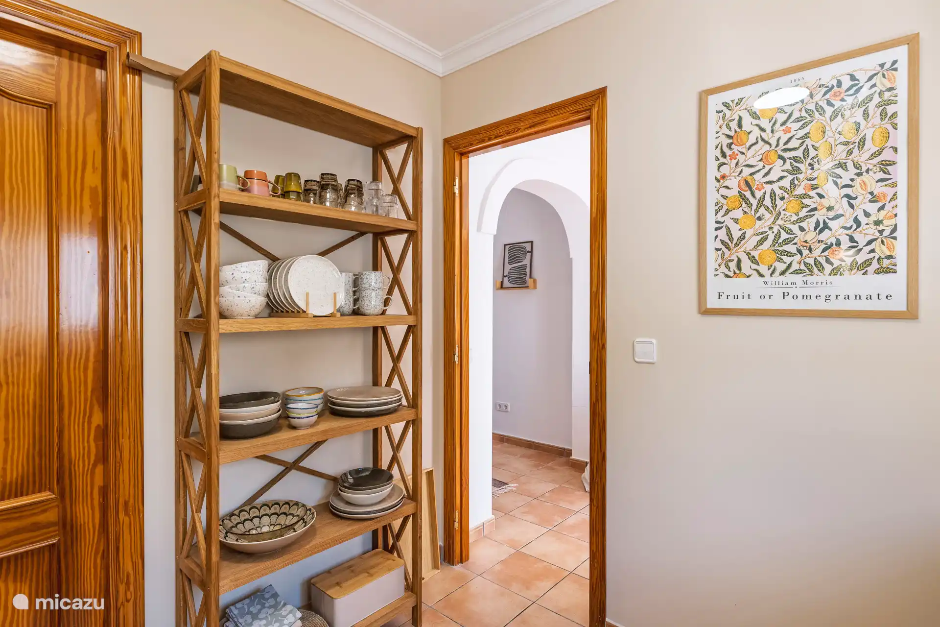 Serviceschrank in der Küche
