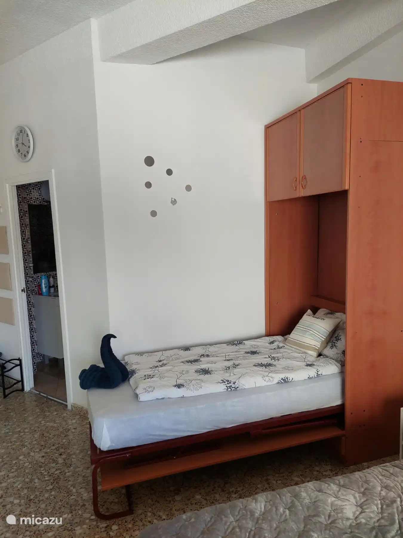 Extra bed in de hoofdkamer
