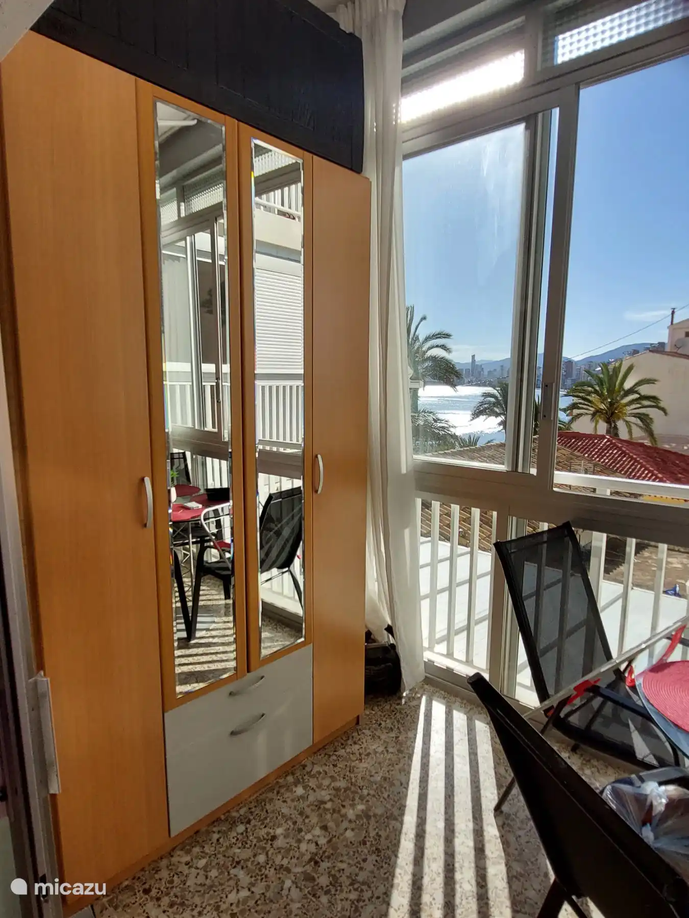Opslag op het balkon