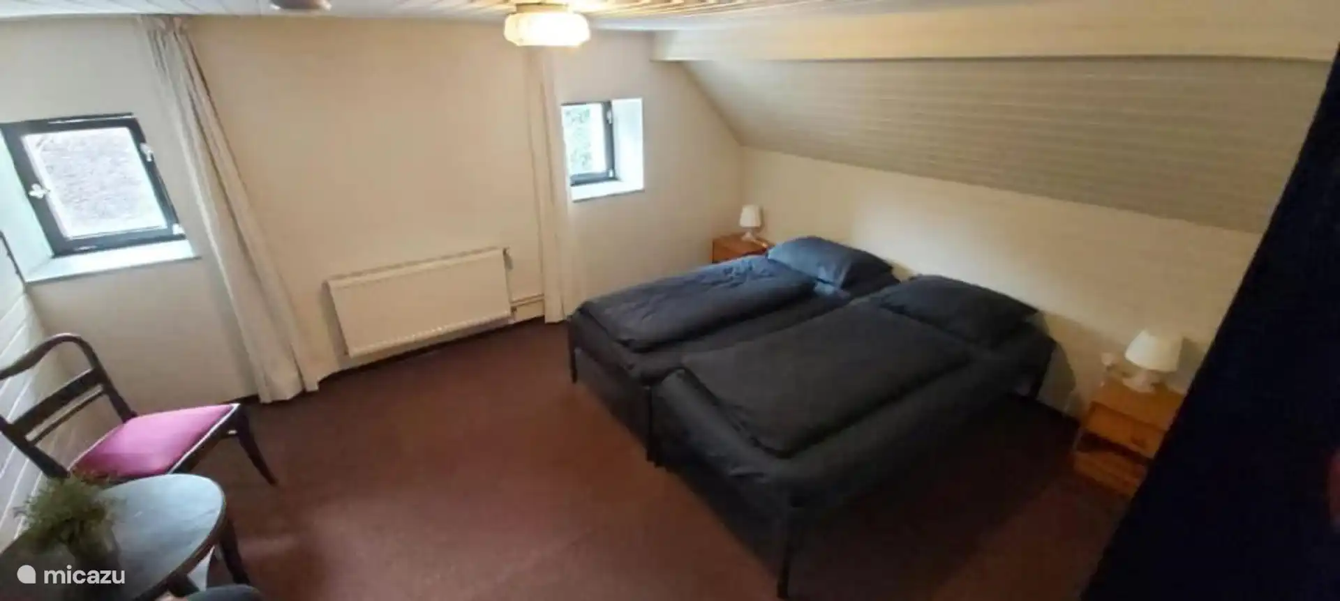 El dormitorio en el desván