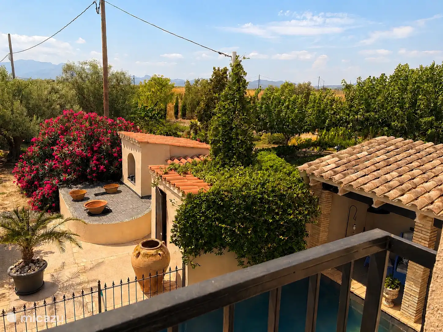 Vista a la piscina
