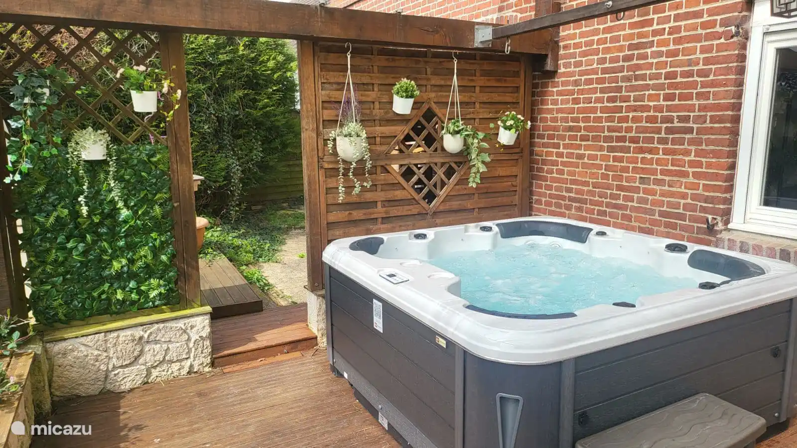 SPA Jacuzzi calentado a 38 grados