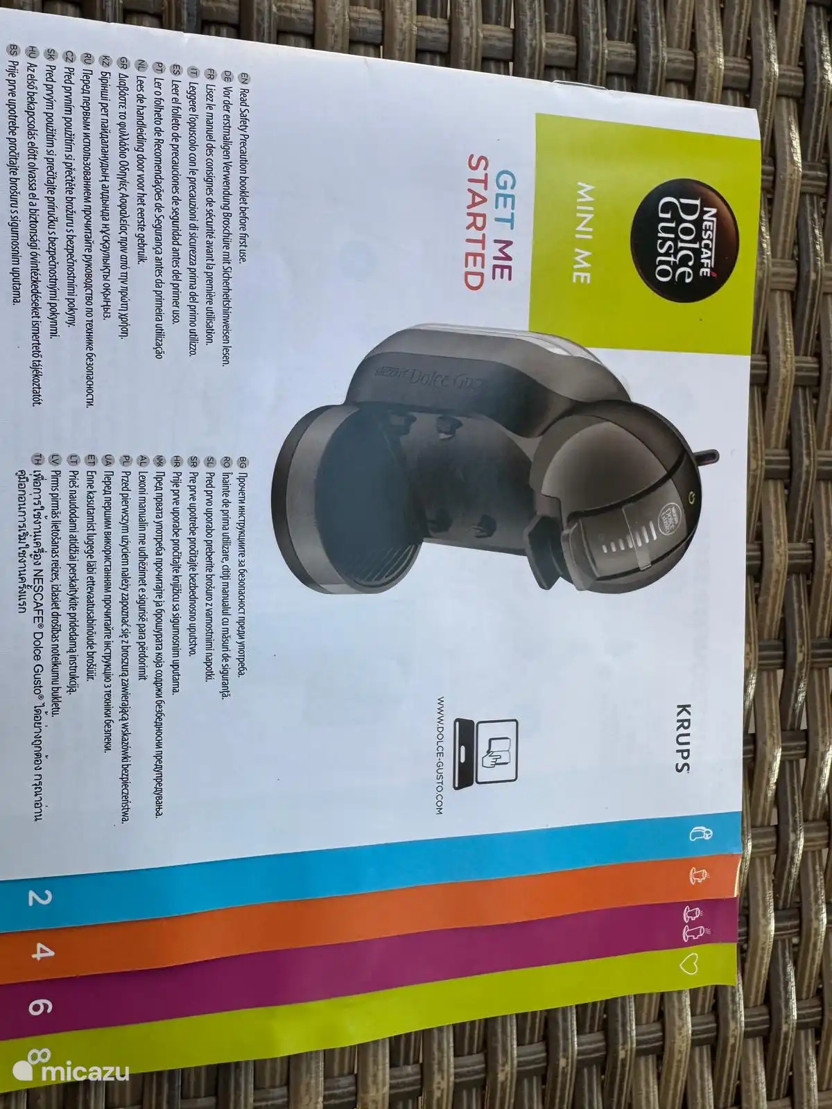 También adecuado para tazas Nespresso o similares