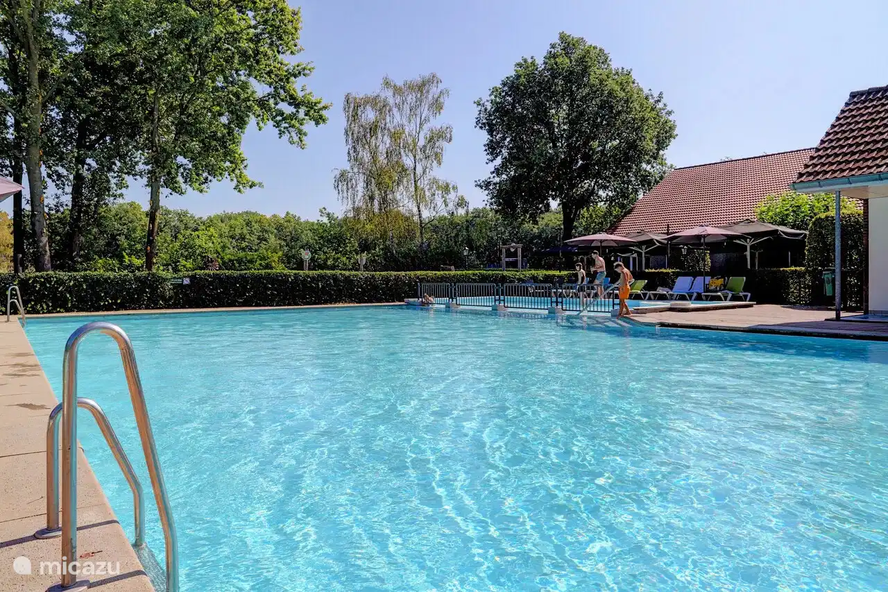 Enjoy the heated swimming pool at the adjacent holiday park from May to September.