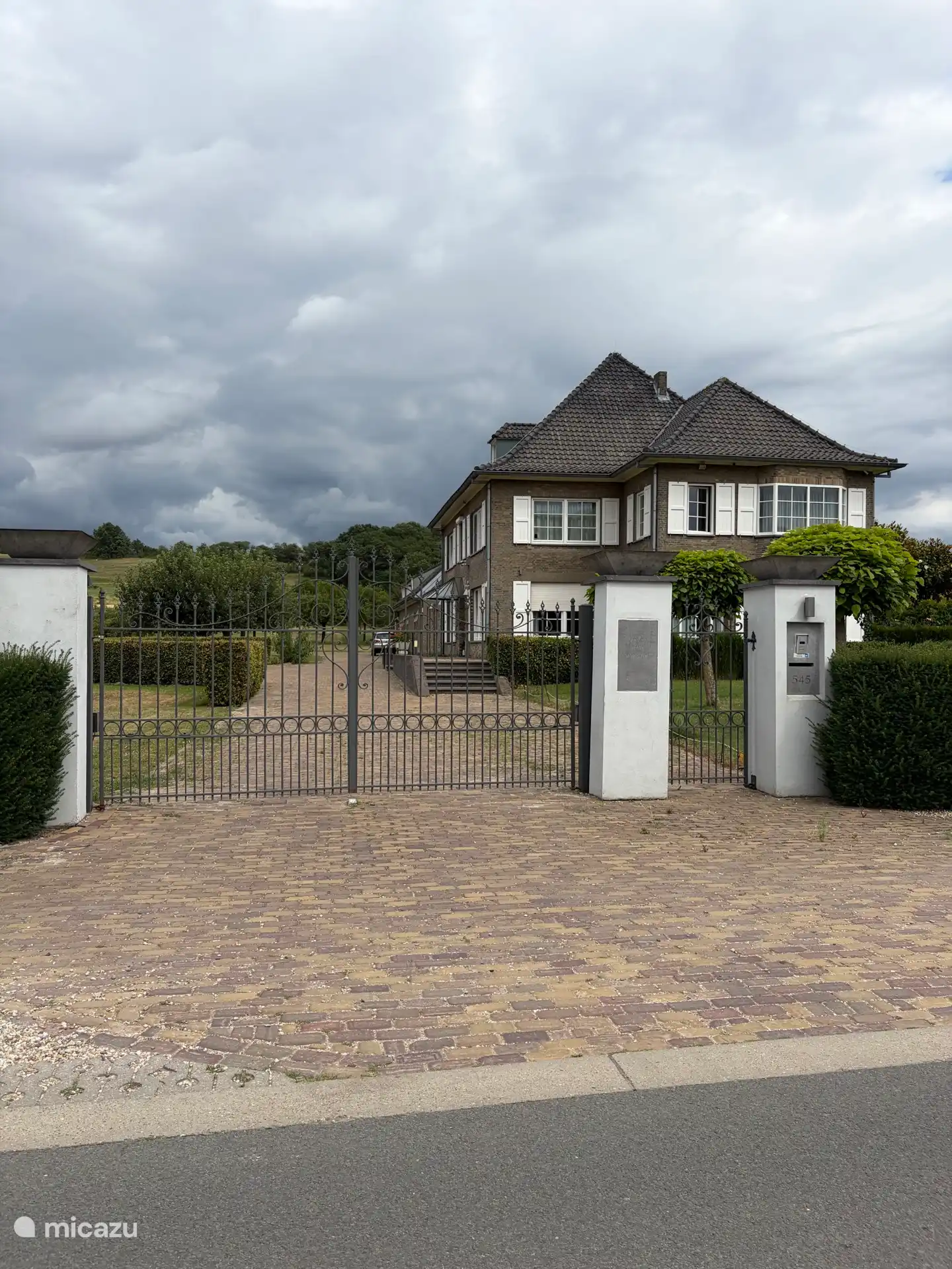 Entrance to apartment. 
Security gate 