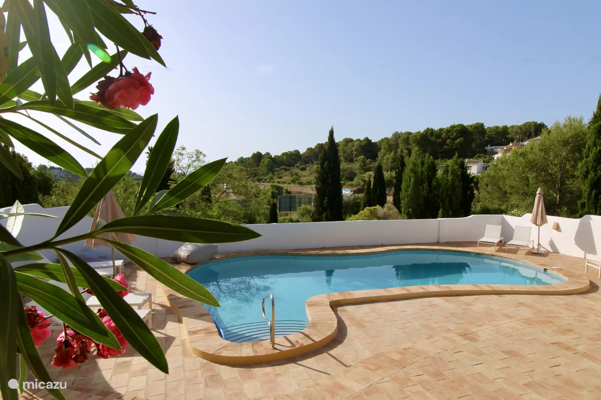 Una casa de vacaciones al estilo de Ibiza en la Costa de Benissa.