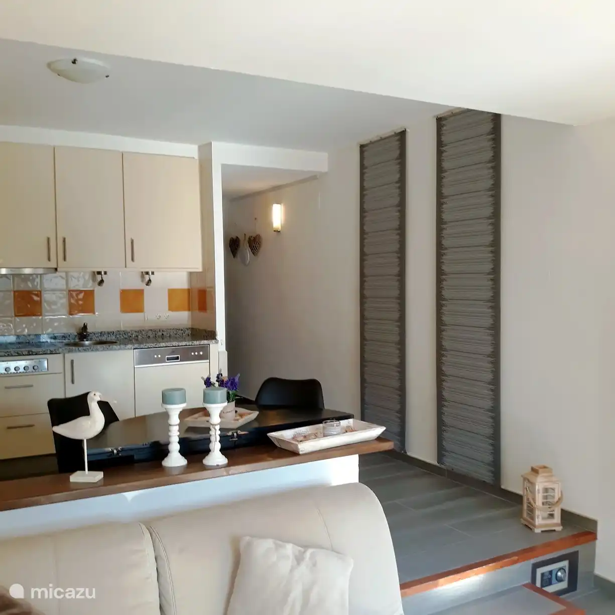 Toegang richting slaapkamer / badkamer