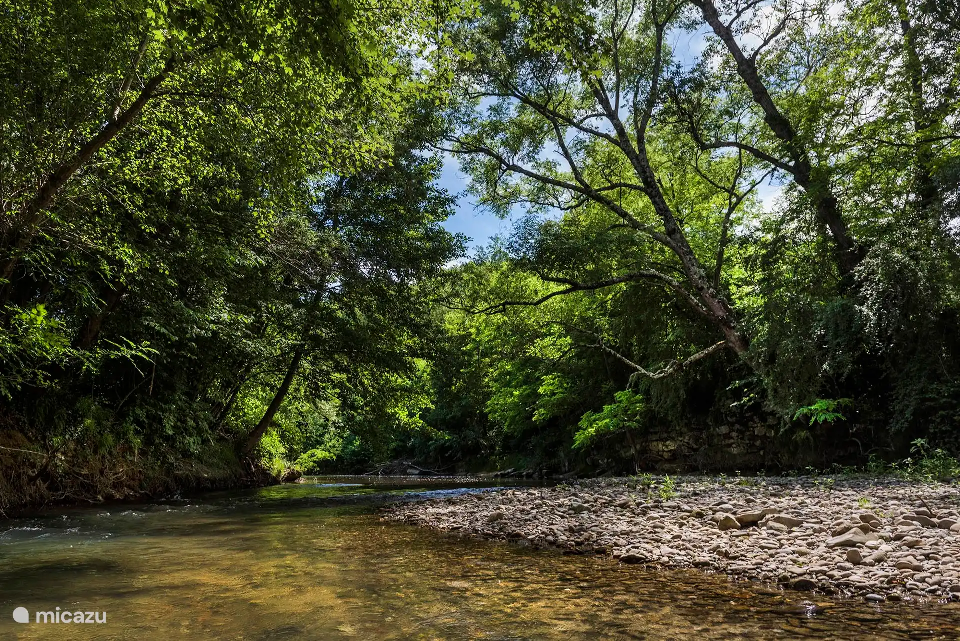 The river (1.5 km from the dtrohuis)