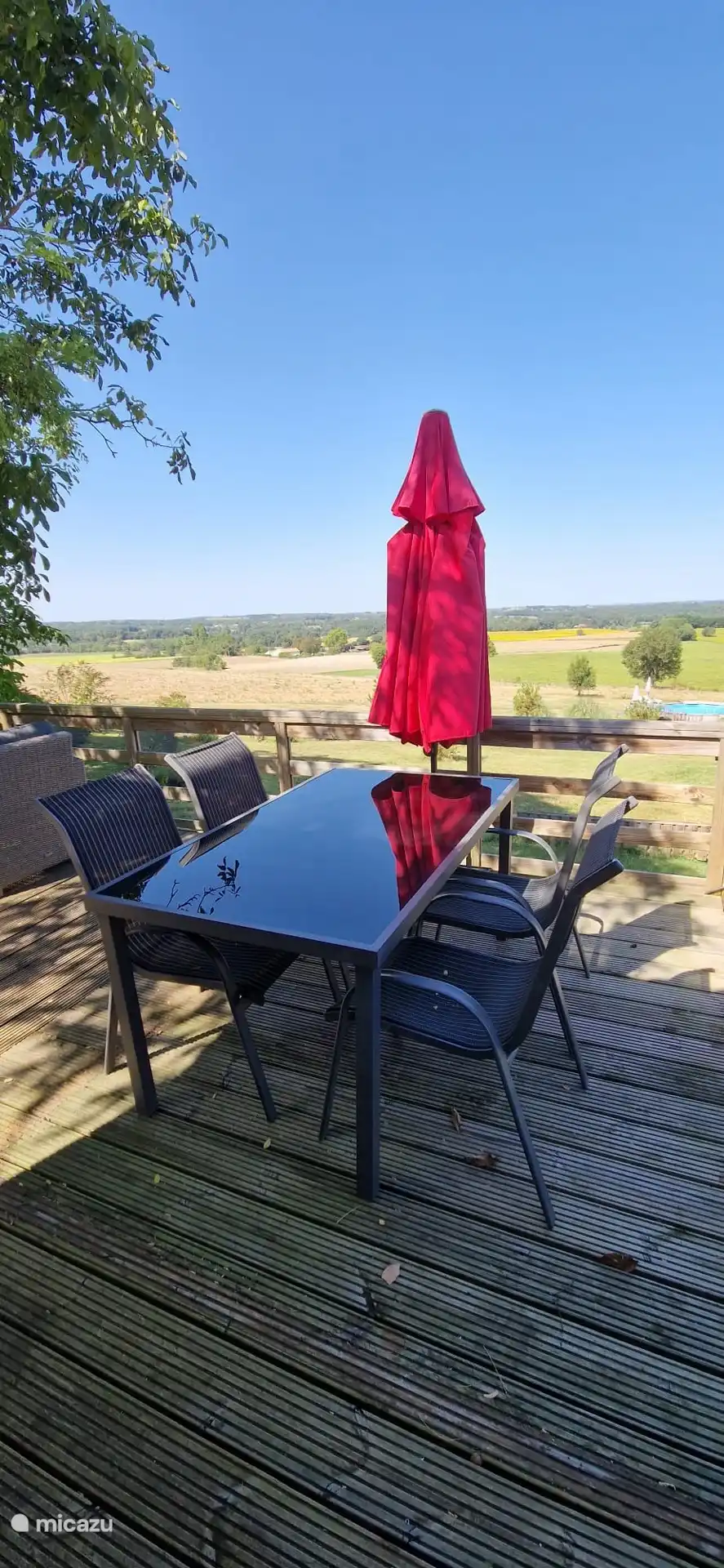 uitzicht van het grote terras