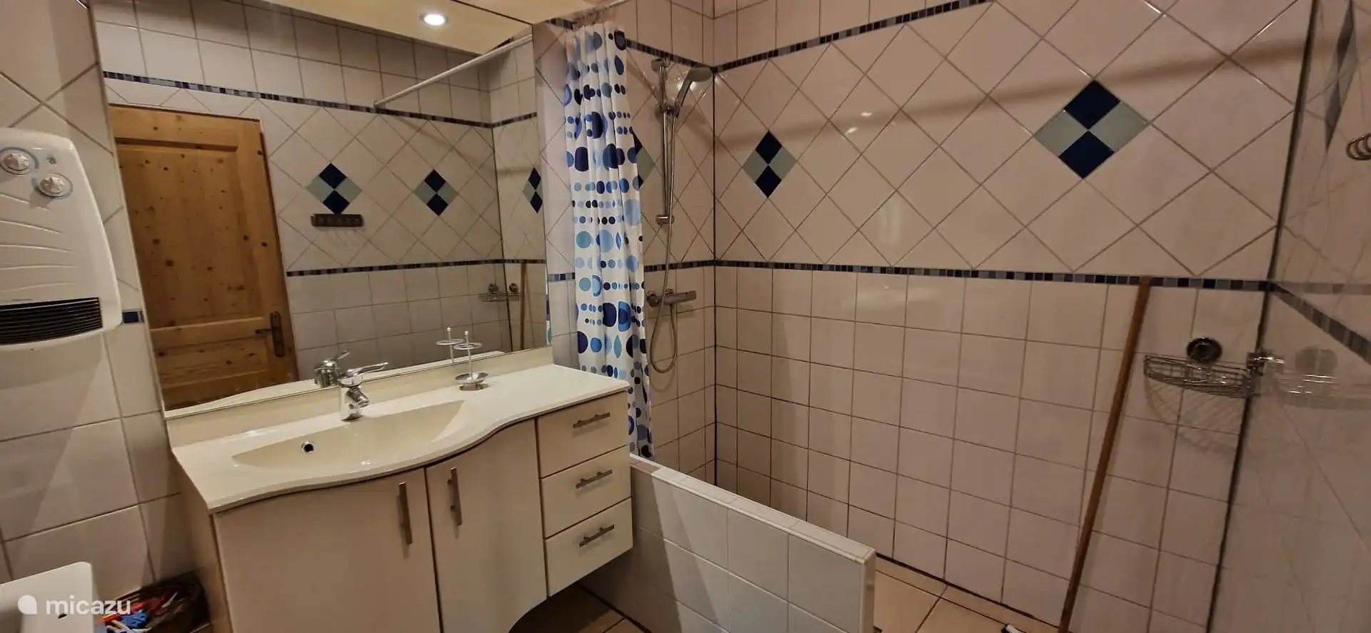 douche met badmeubel