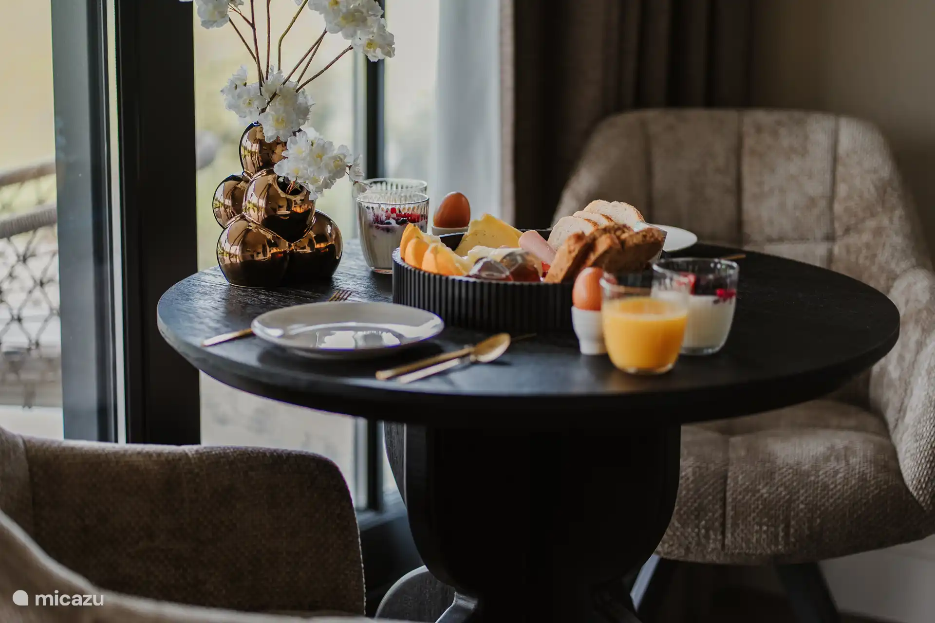 El desayuno se prepara cada día con cuidado y variedad
