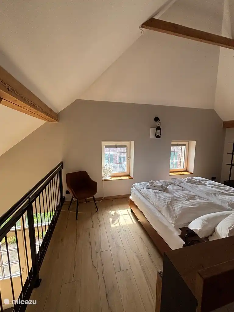 Gallery with railing
