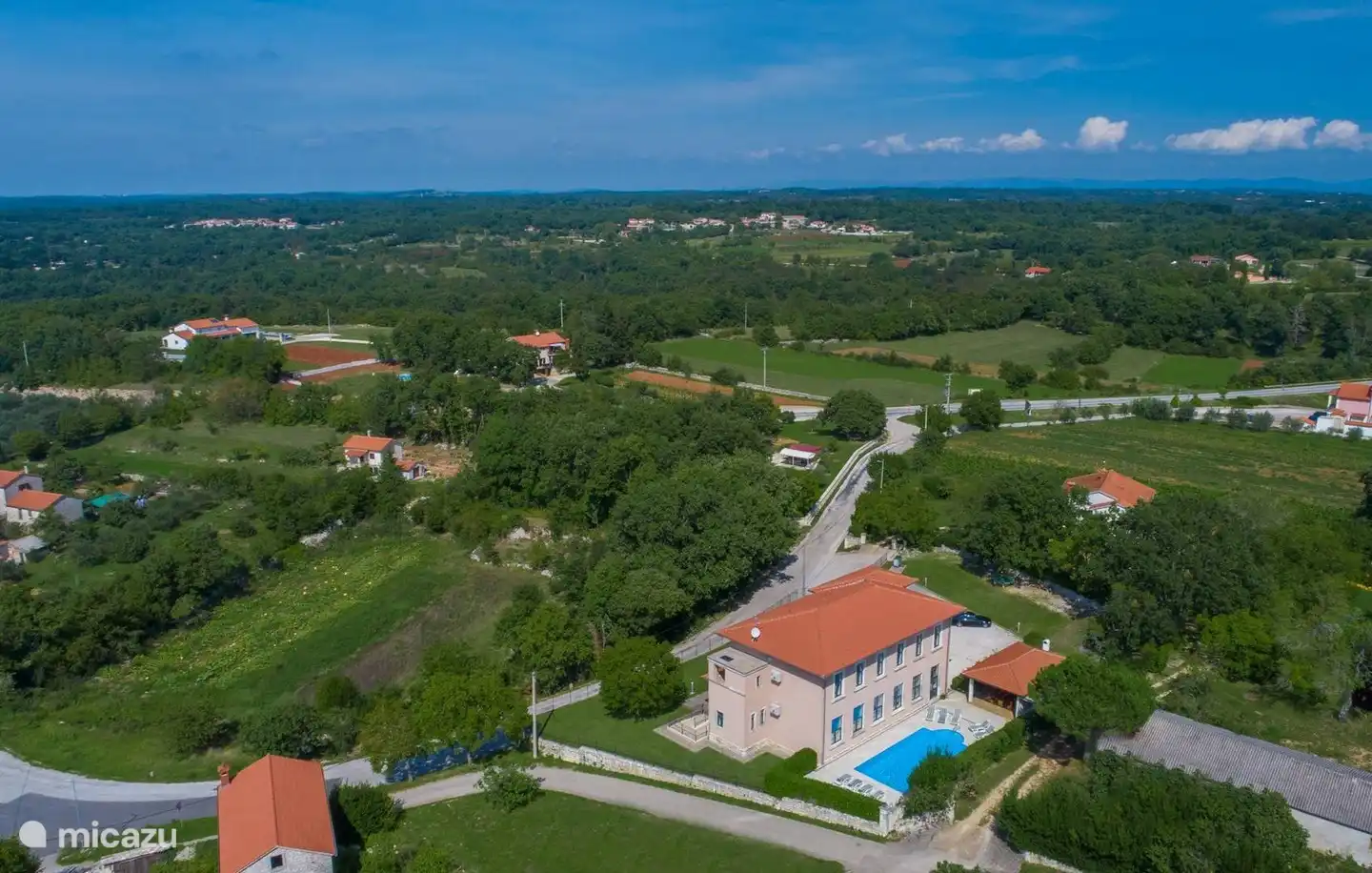 Wandern, Kroatien, Istrien, Jakovici, villa Villa Schulgebäude
