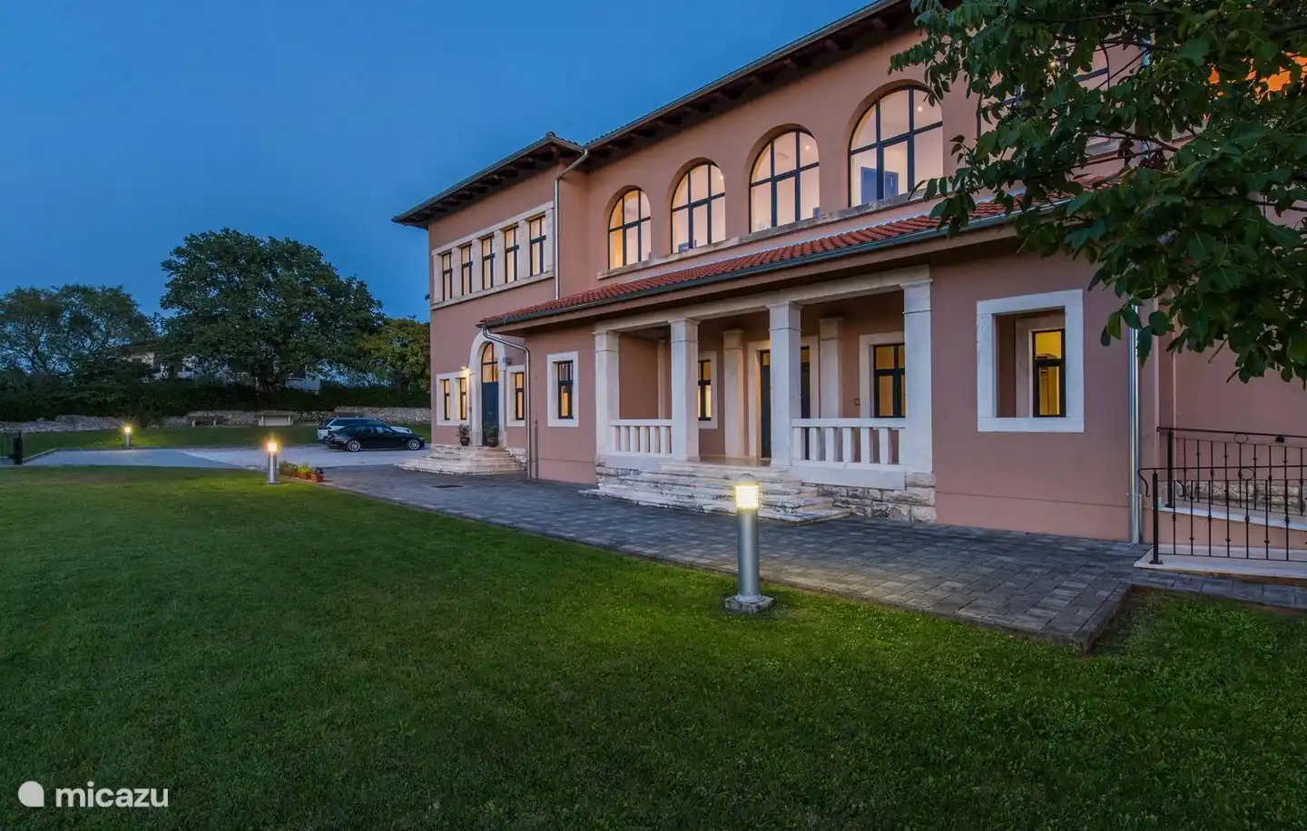 Garten und Villa