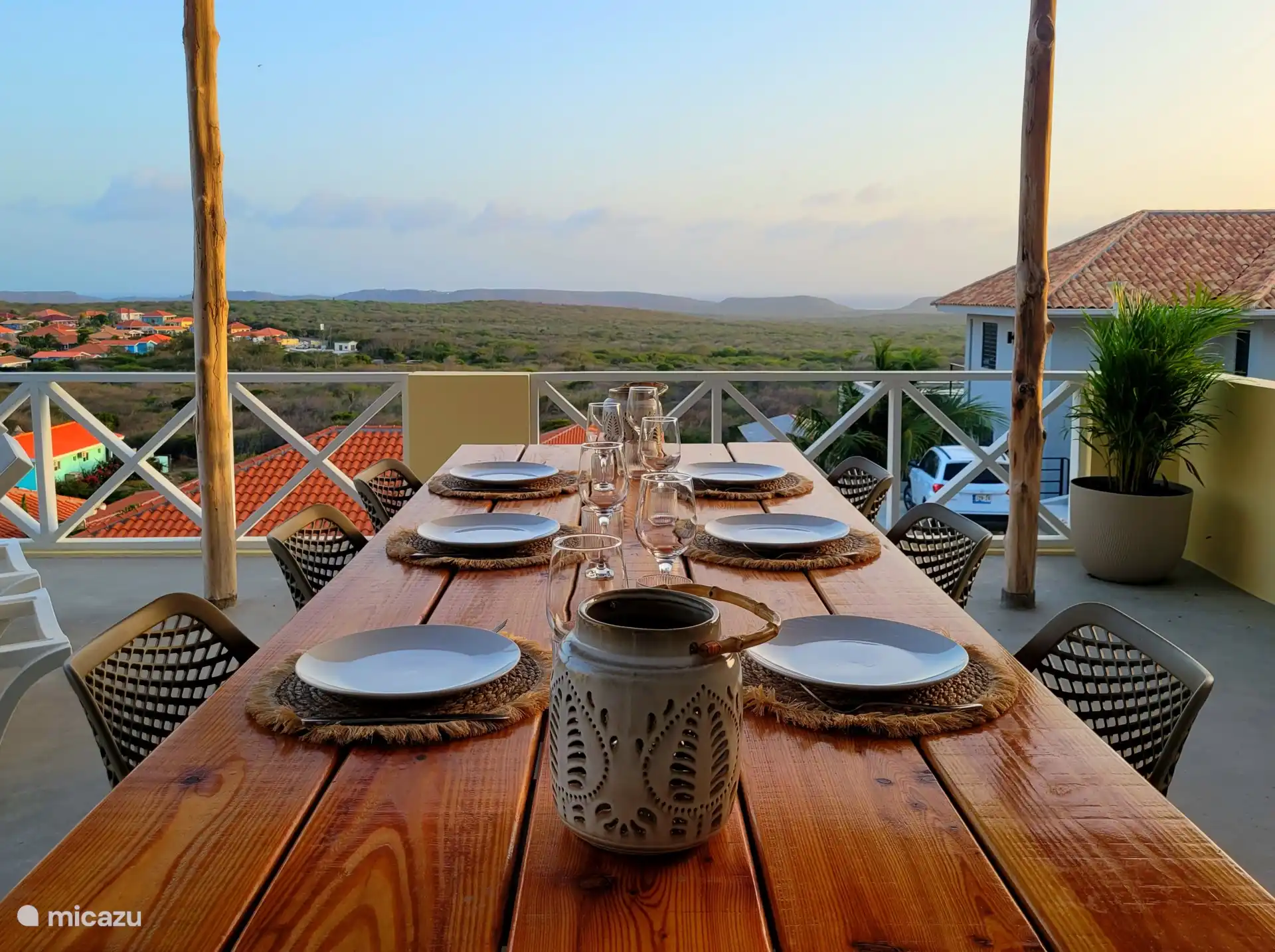 Dinner with a view.