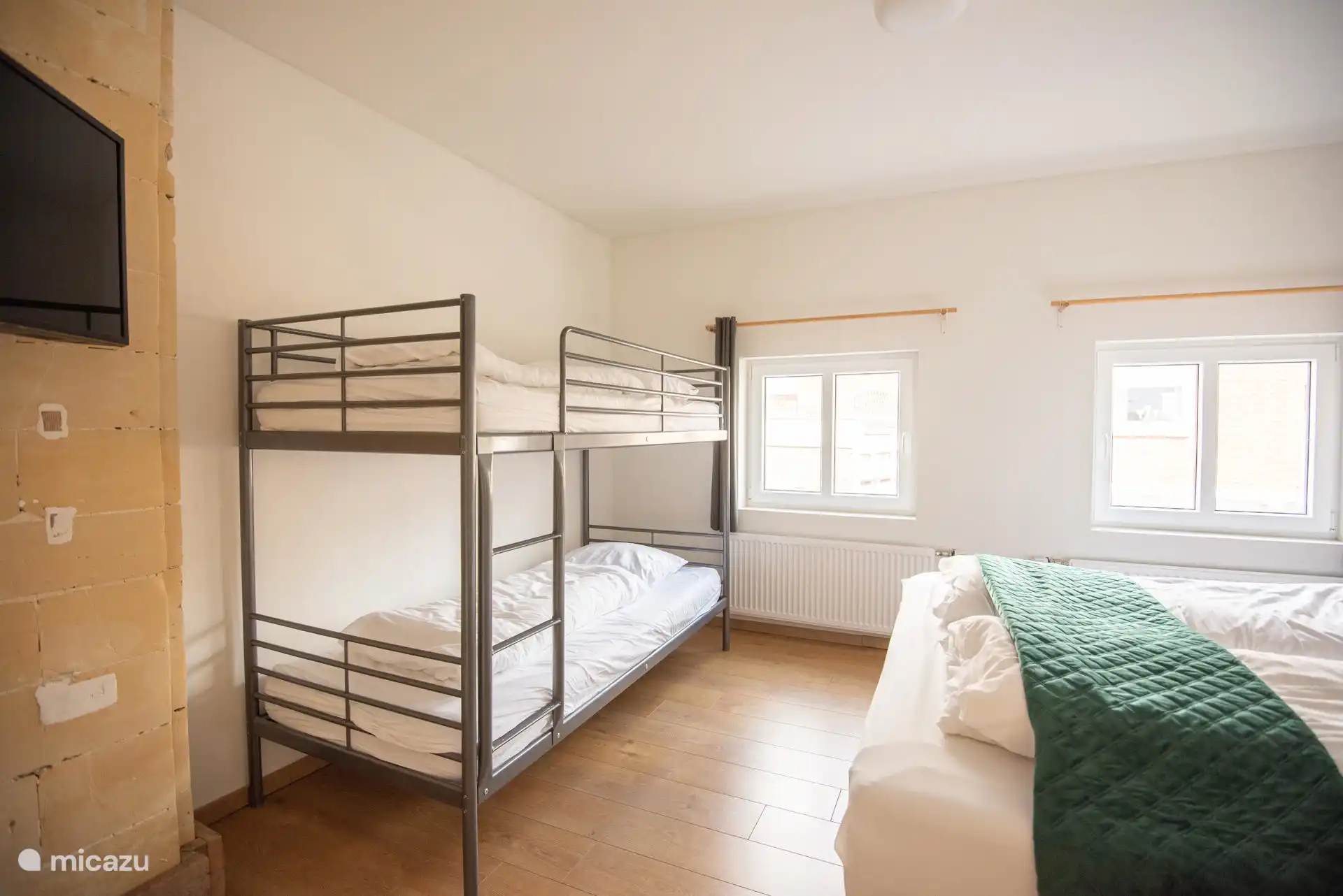 Slaapkamer 2 met stapelbed