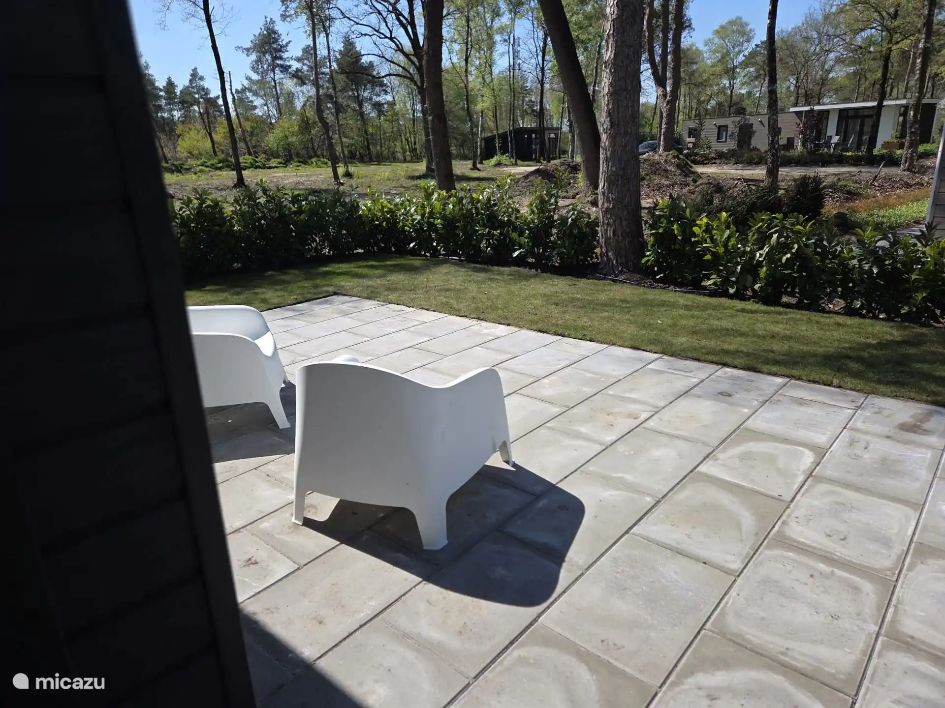 Groot privé terras
