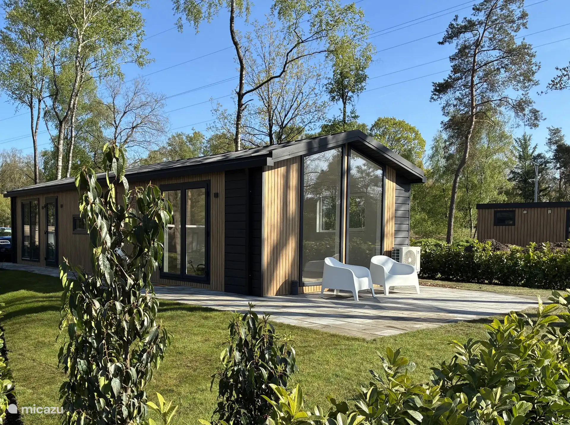 vakantiehuis huren in Raalte, Overijssel, Nederland - Boshuisje Lodge Wildblick