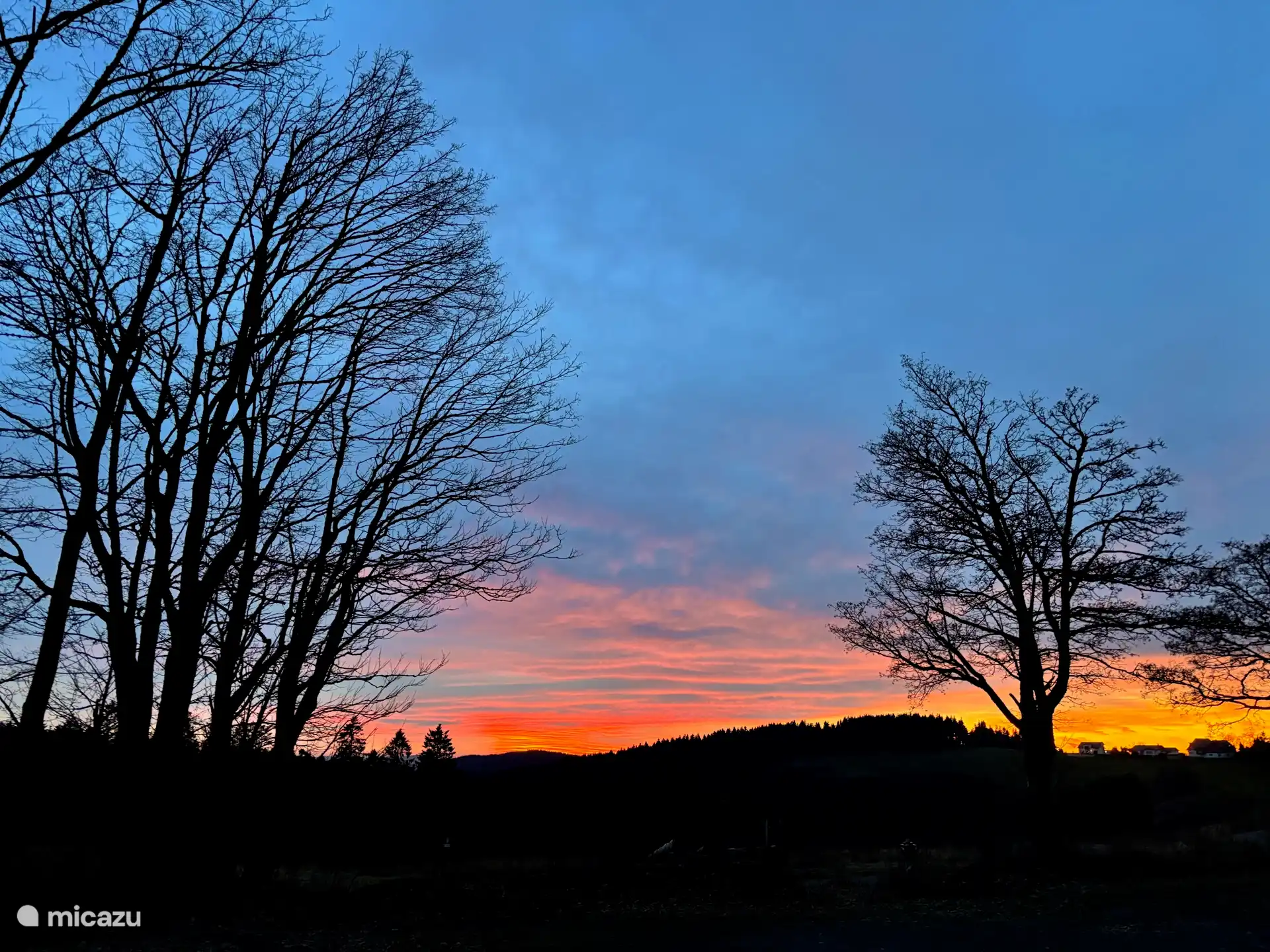 Sonnenuntergang am Kahlen Asten