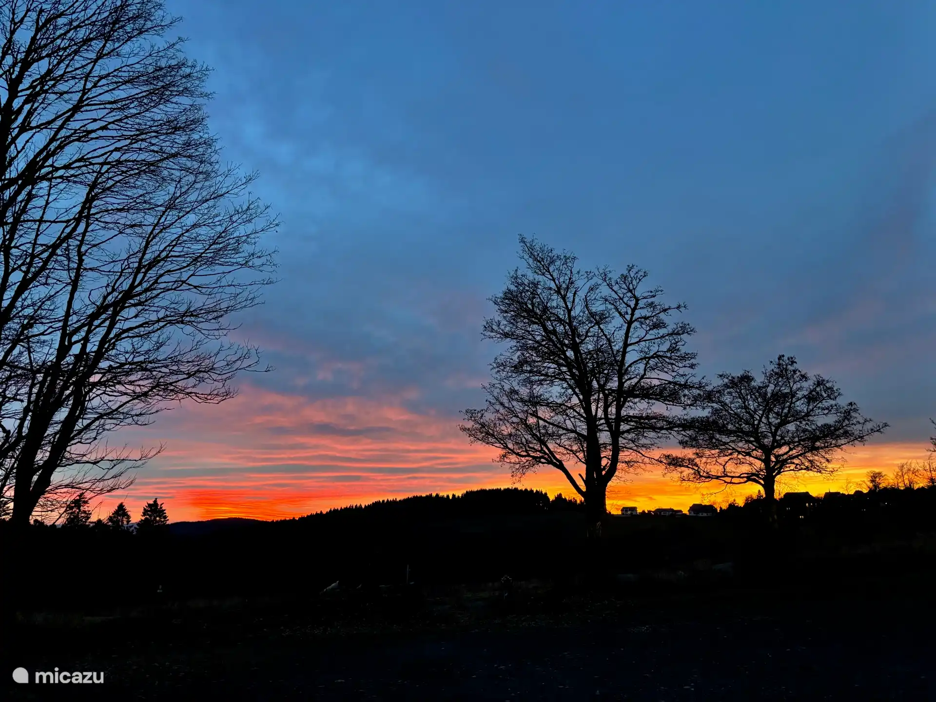 Sonnenuntergang am Kahlen Asten