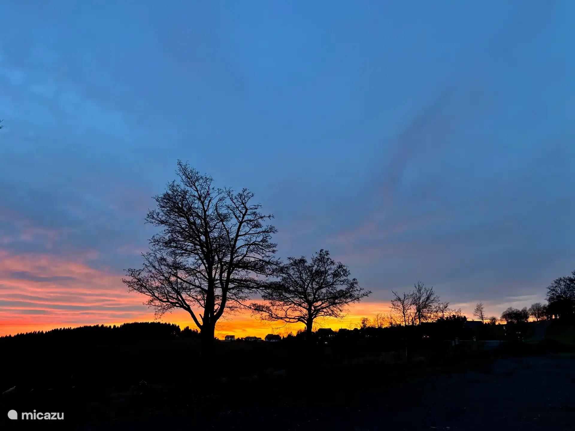 Sonnenuntergang am Kahlen Asten