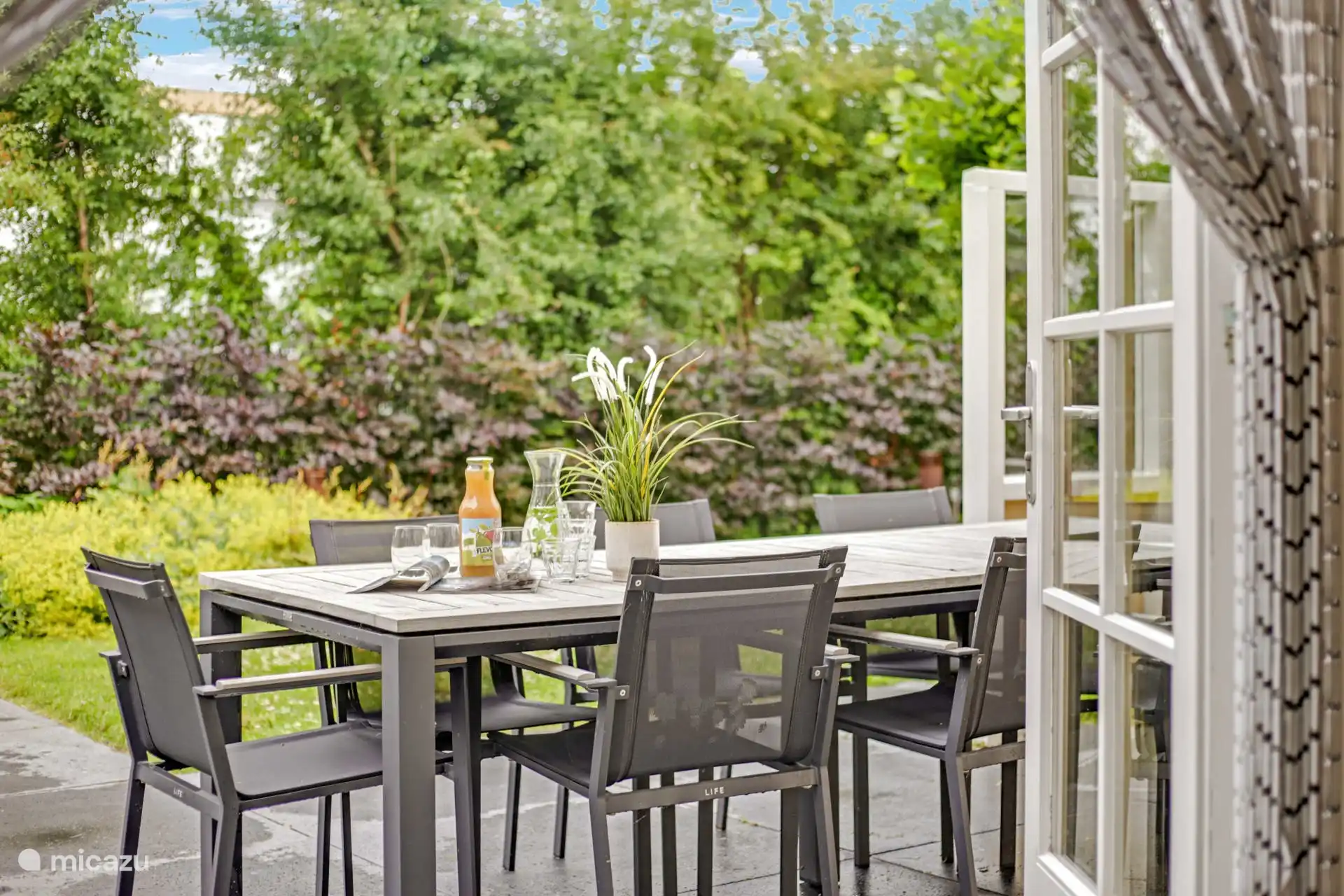 Openslaande deuren naar terras