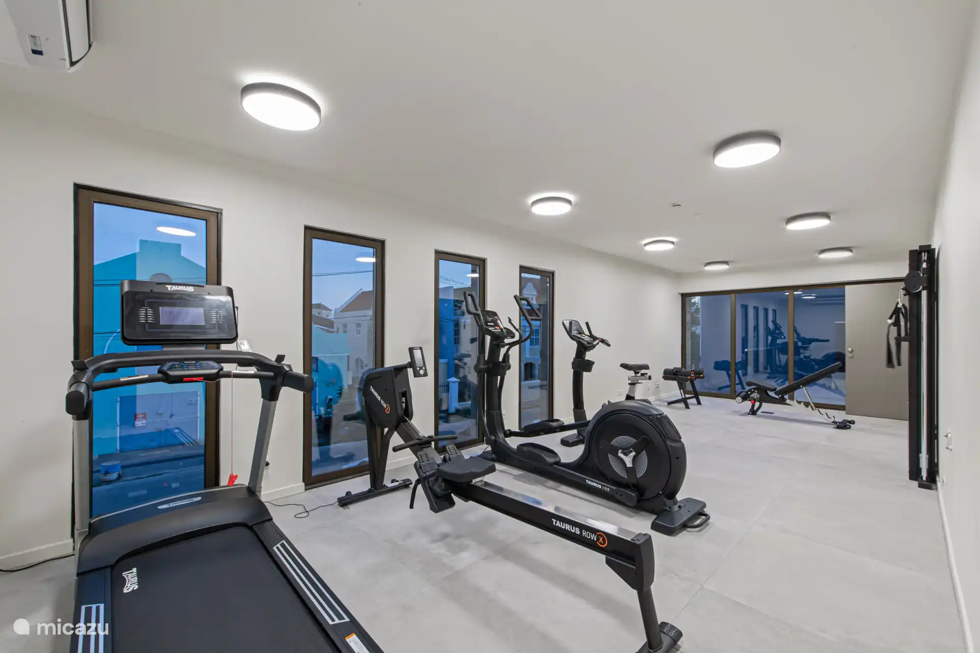 Acceso a un gimnasio comunitario