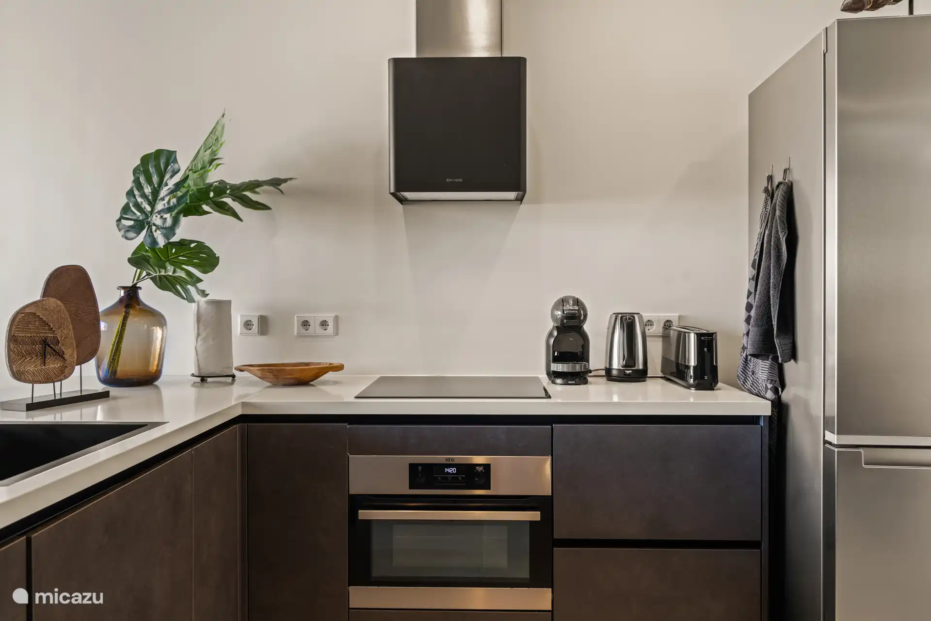 La cocina es perfecta para la cocina en autococina.