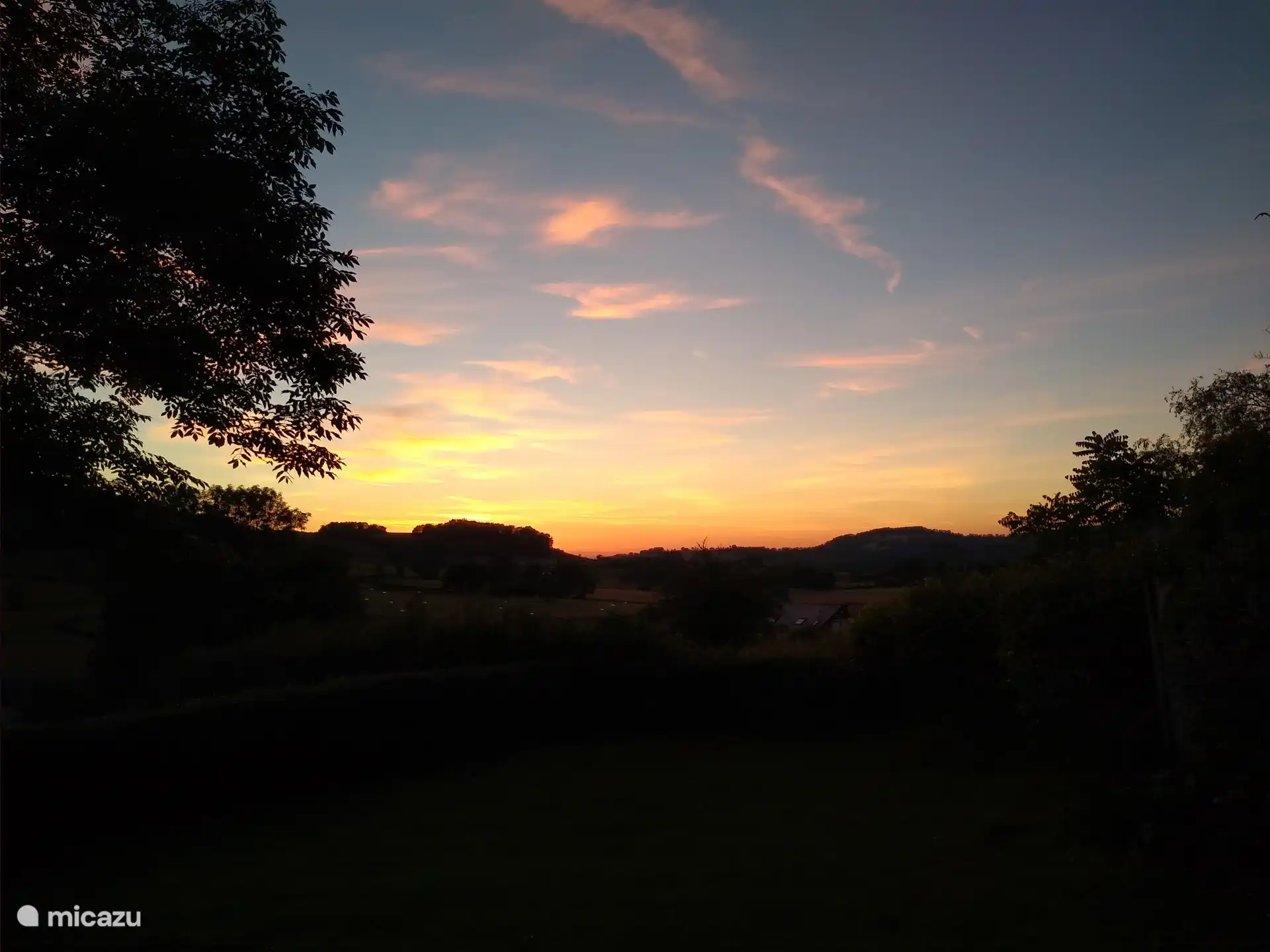 Atardecer desde la terraza