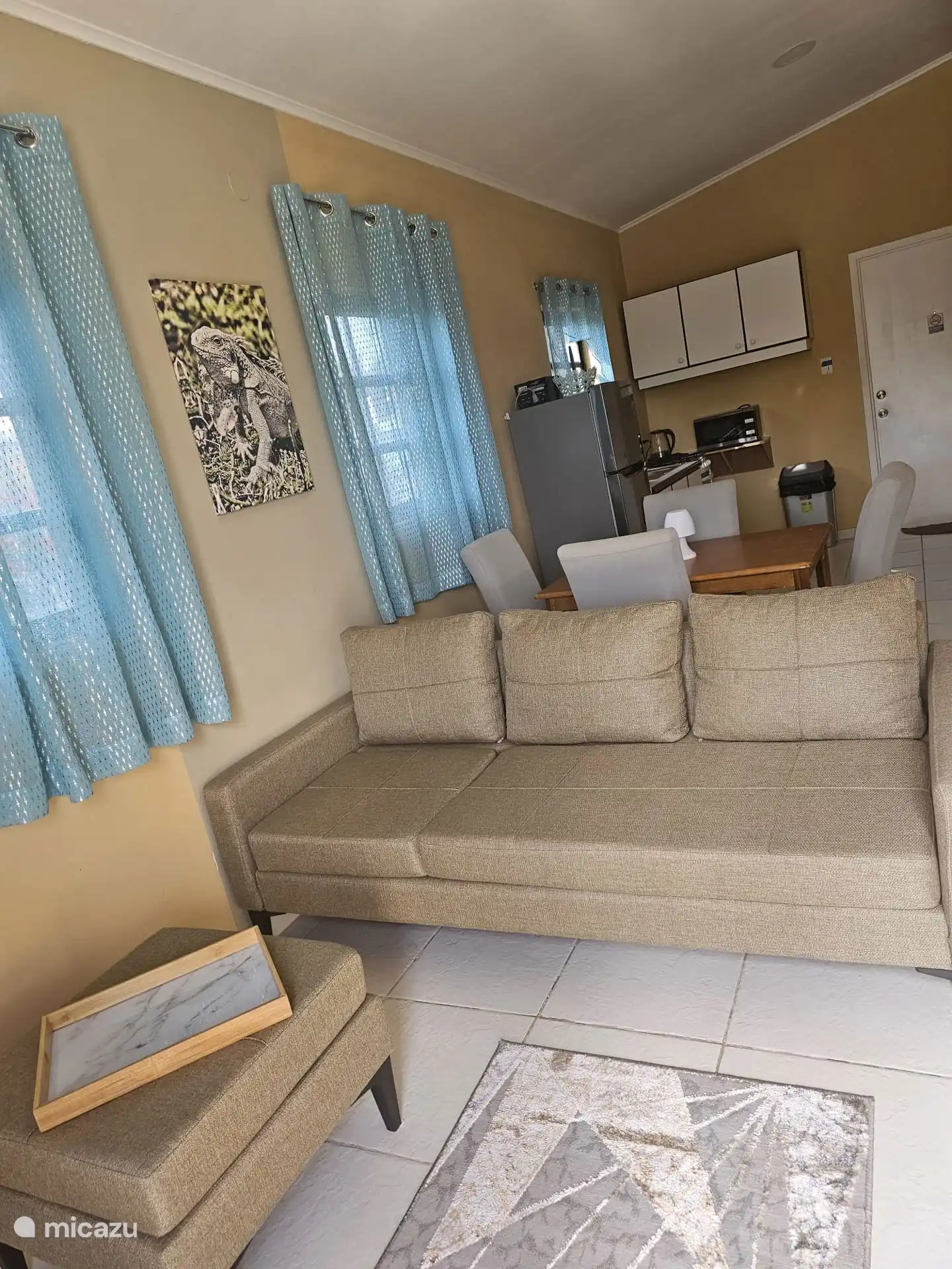on this sofa you can relax reading a book or watching TV
