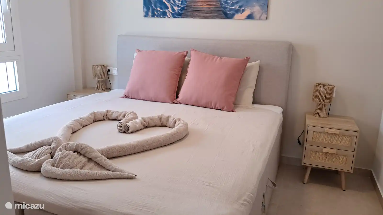 2 persoonsbed (boxspring) voor comfortabele nachtrust 