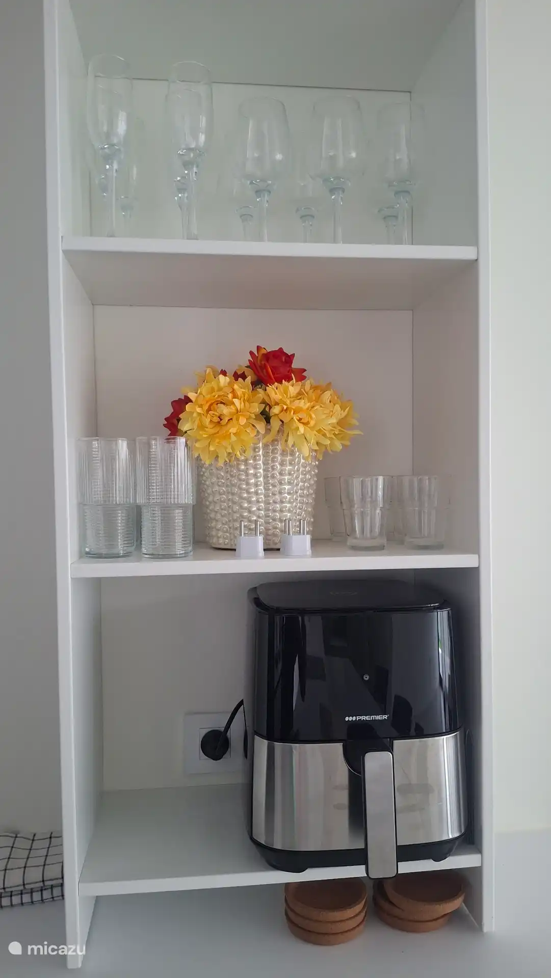 Airfryer, glazen, converterstekkers