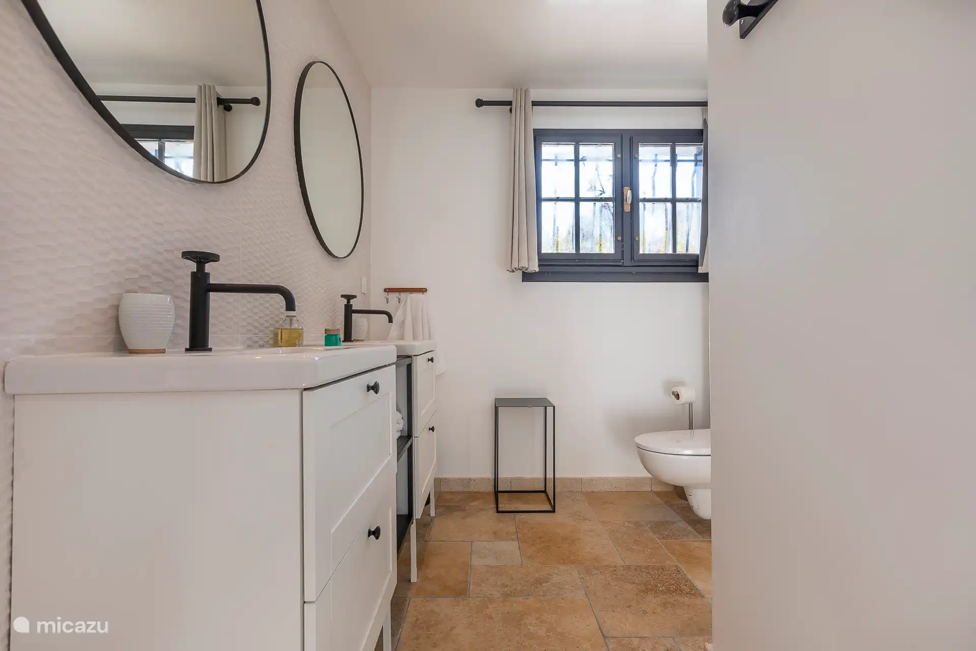 Badkamer van de Paradis Alpin kamer