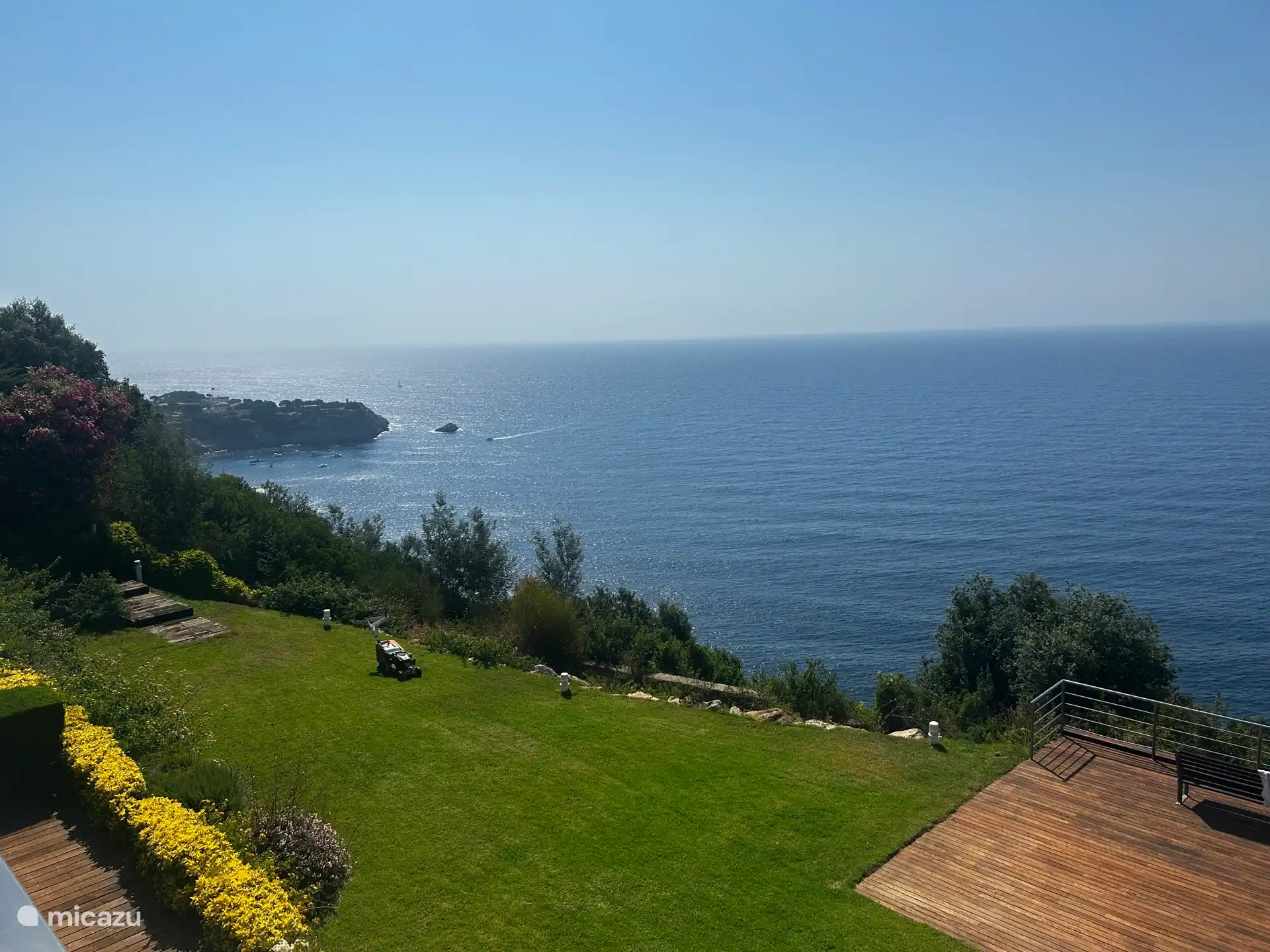 La vista desde la terraza