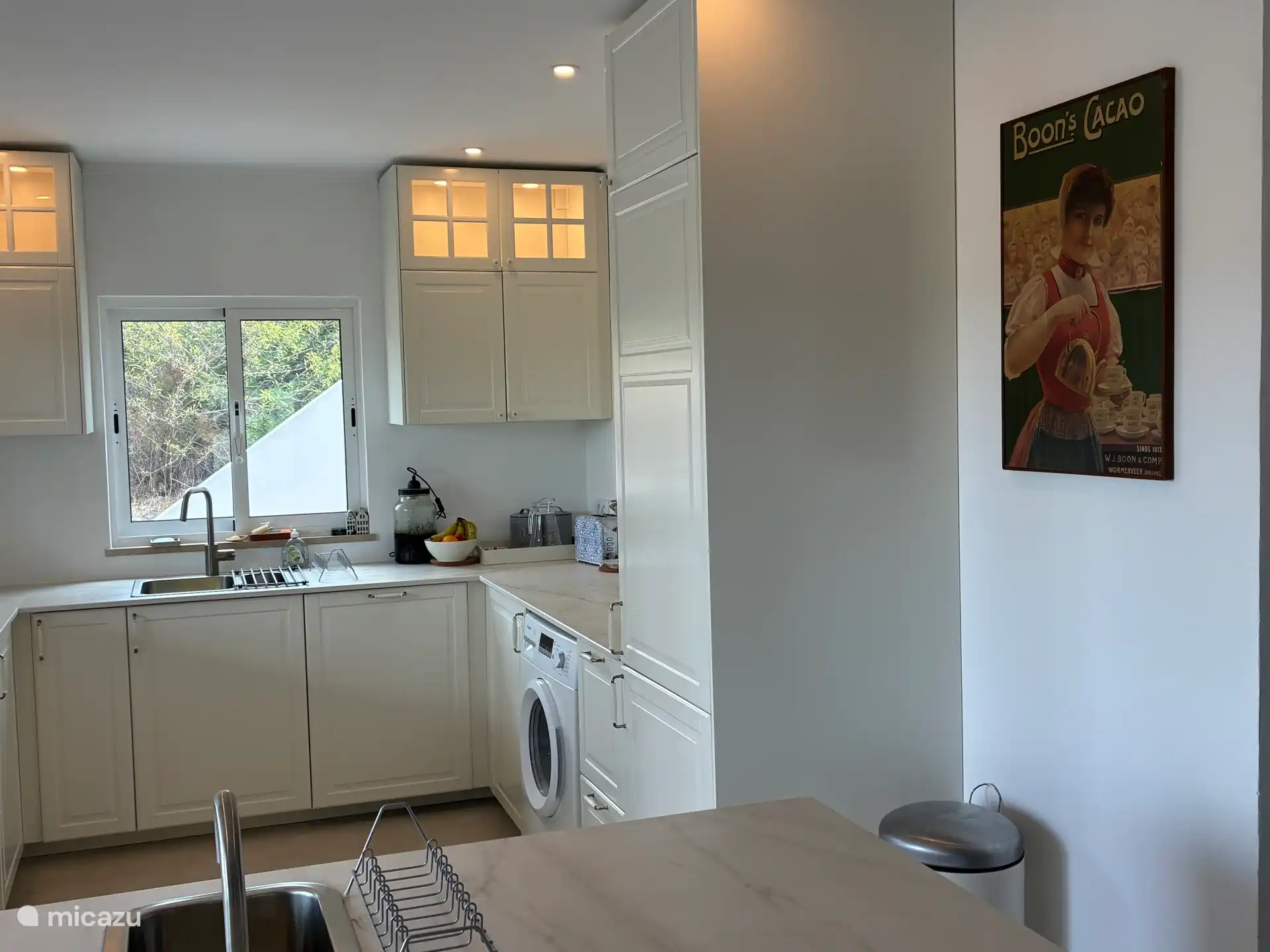 Eilandkeuken, wasmachine