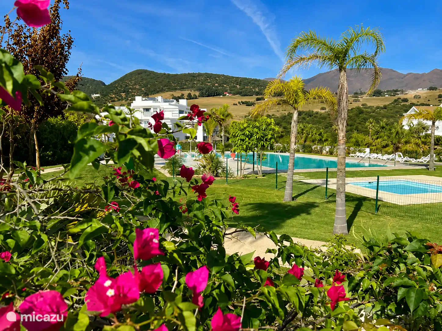 Heated swimming pool