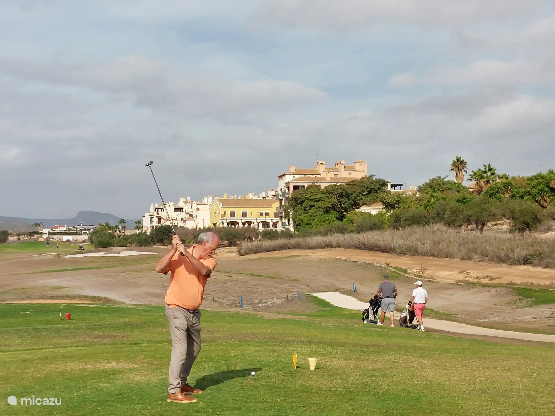 Blick auf die Wohnung vom Golfplatz aus 
