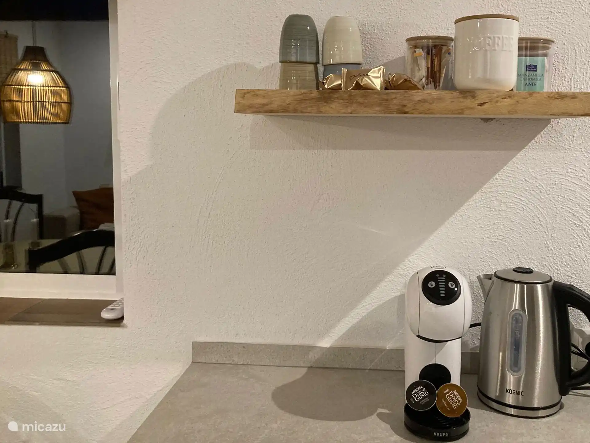 Begin de dag ontspannen met koffie of thee.